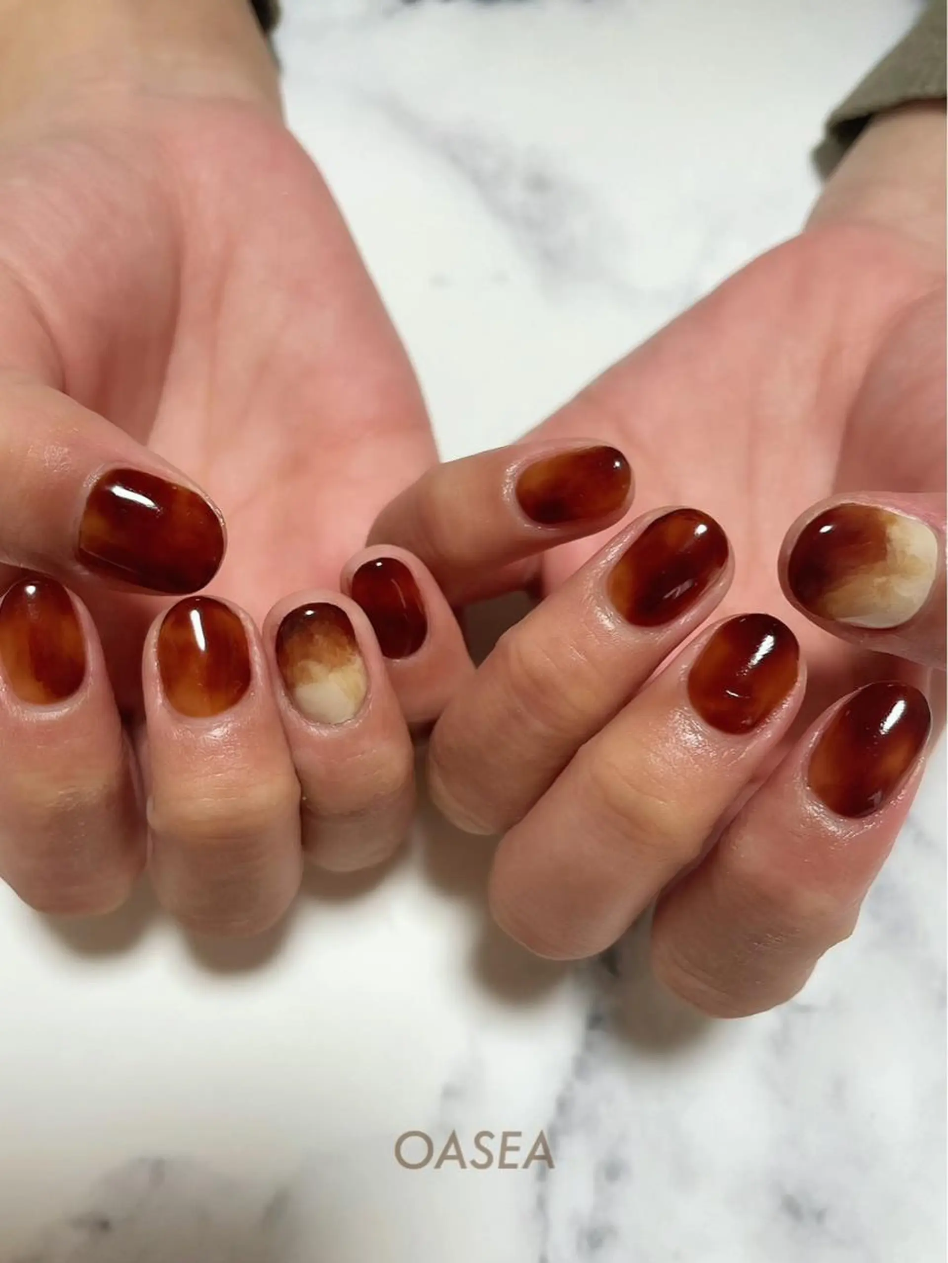 ネイル アートネイル ハンドネイル 🌞💜 KAORI 🌴のネイルデザイン