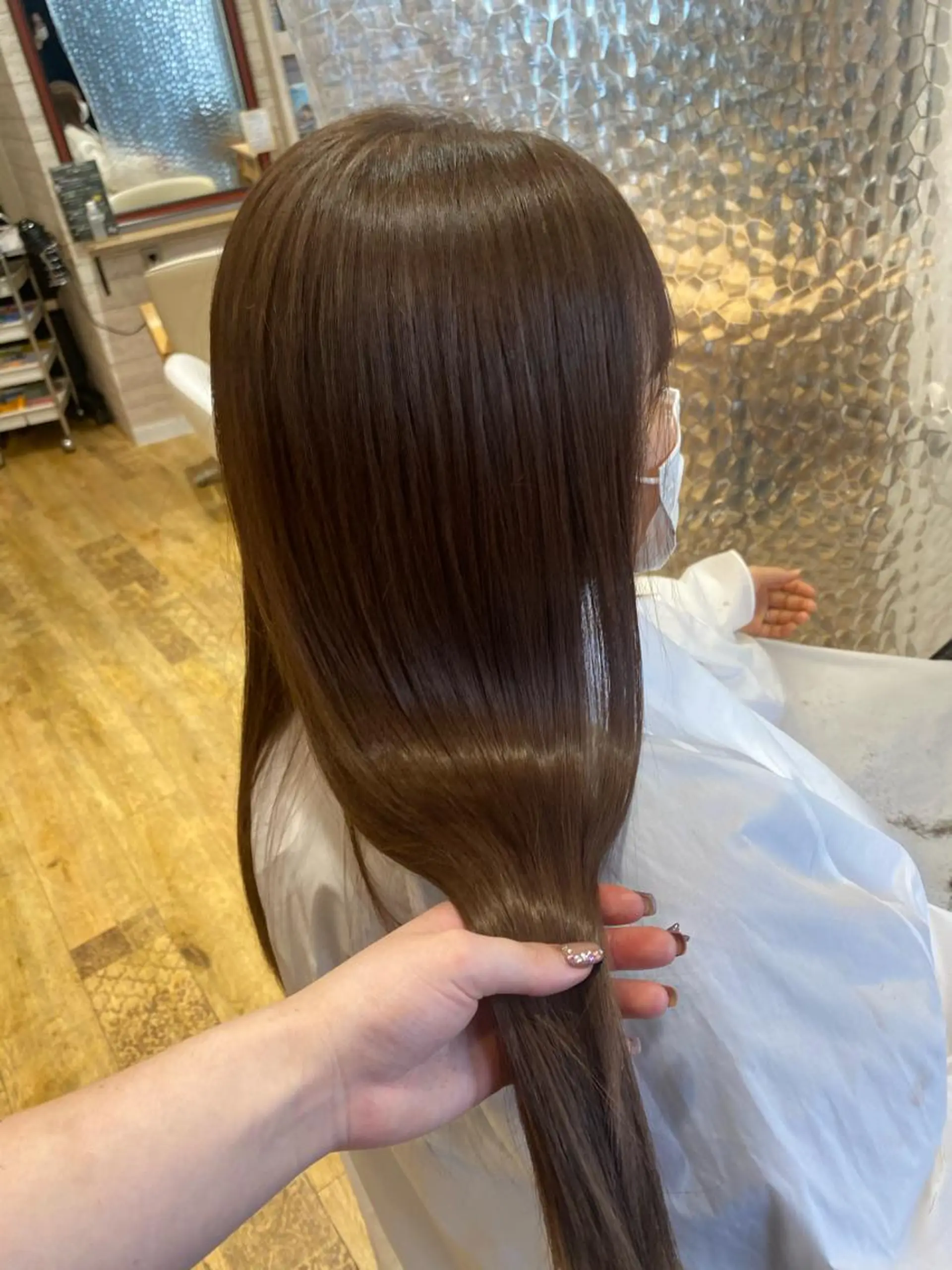 ロング トリートメント 酸熱トリートメント 遠藤沙也加 /レイヤーカットのヘアスタイル