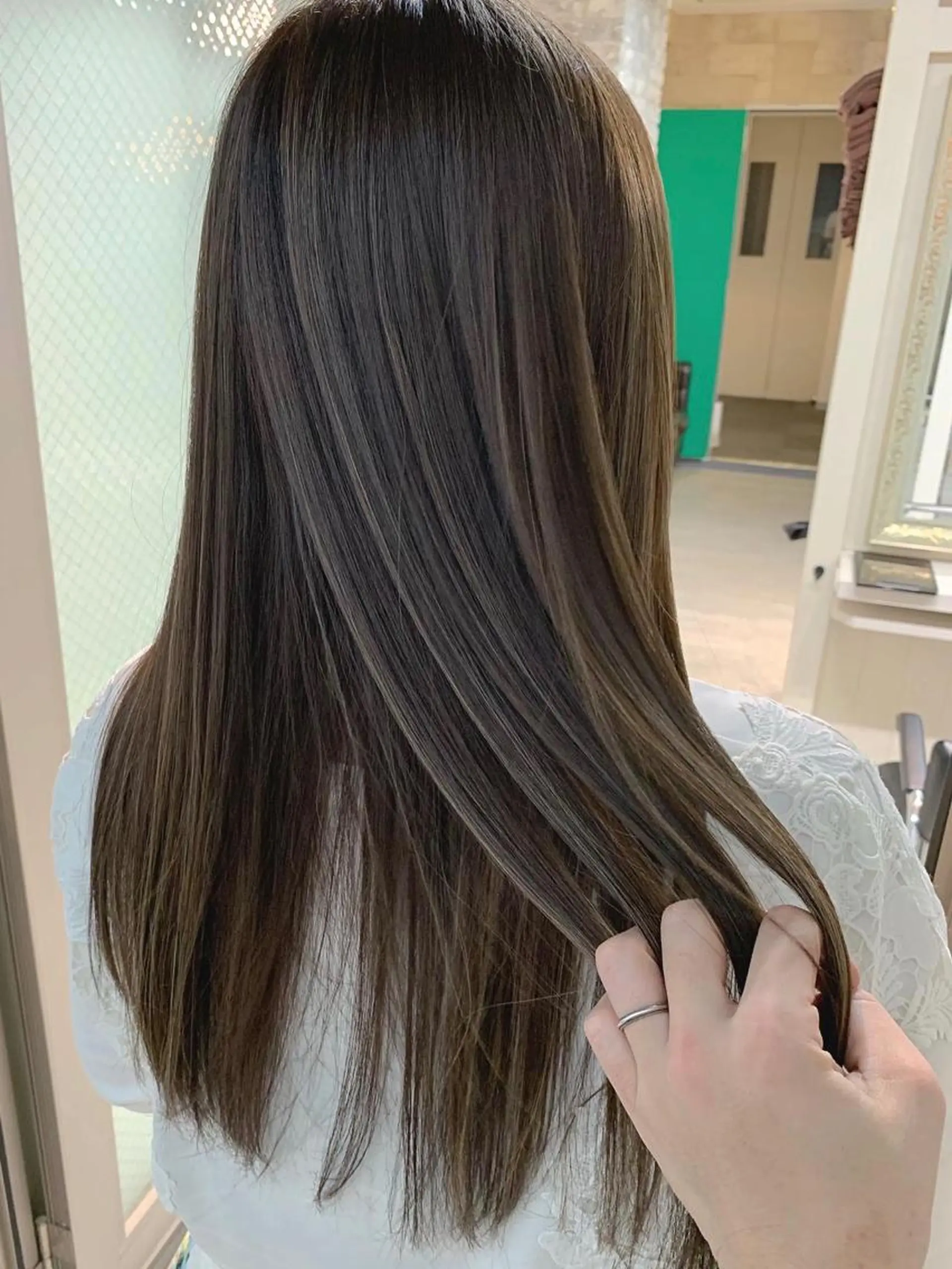 ロング カラー 大橋 タツヤのヘアスタイル