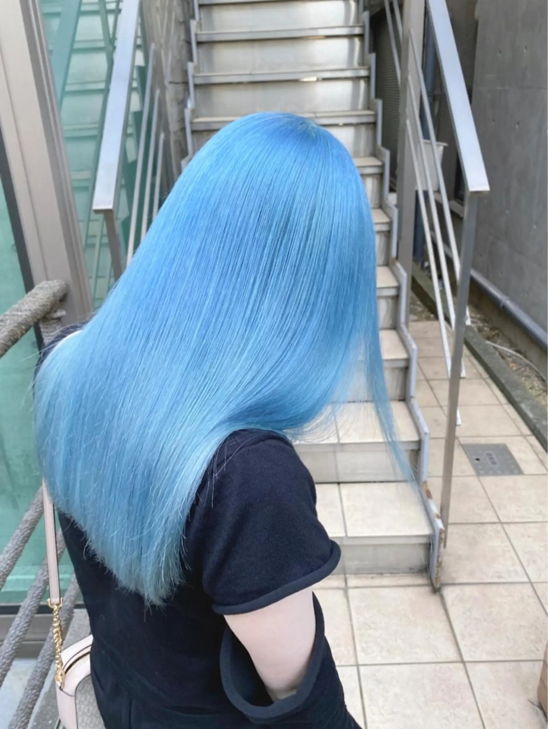 ロング カラー パーマ ヘアアレンジ メンズ キッズ ネイル マツエク・マツパ ハイトーン/ピンク 💗モモ໒꒱のヘアスタイル