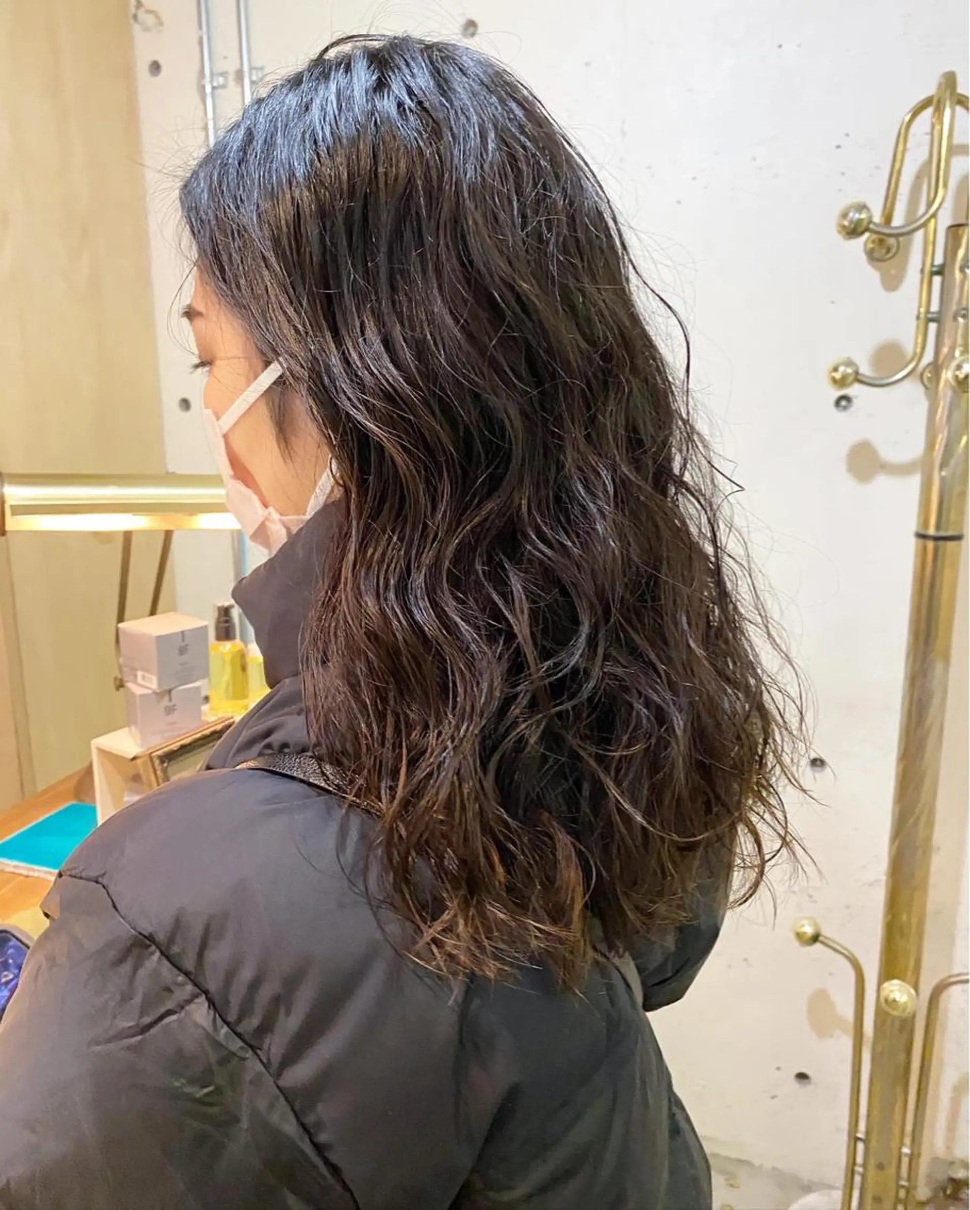 ロング パーマ パーマ美容師 hanaのヘアスタイル