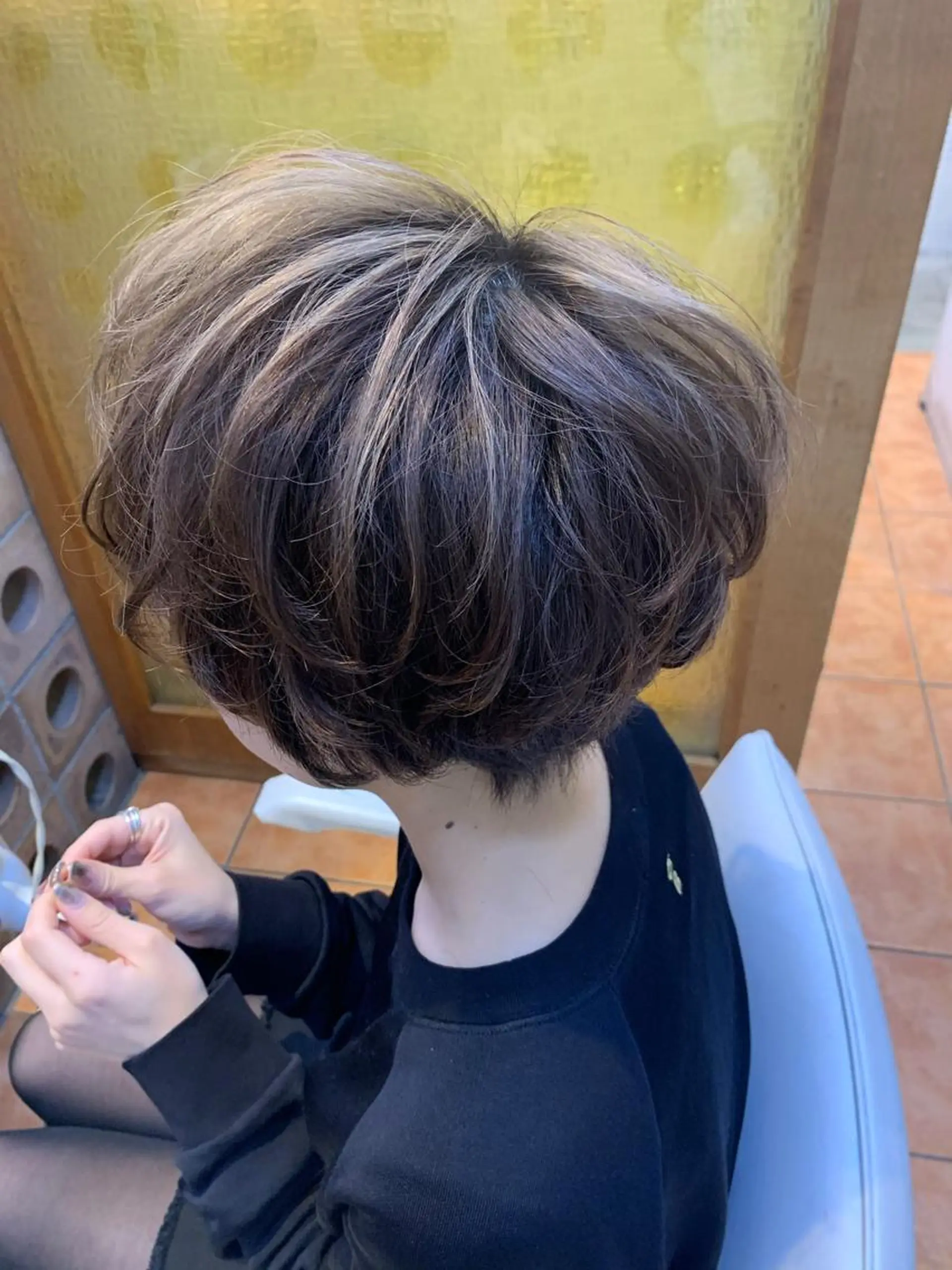 ショート カラー パーマ ショートヘア カット パーマ ✨美髪矯正&ショート の小林✨のヘアスタイル