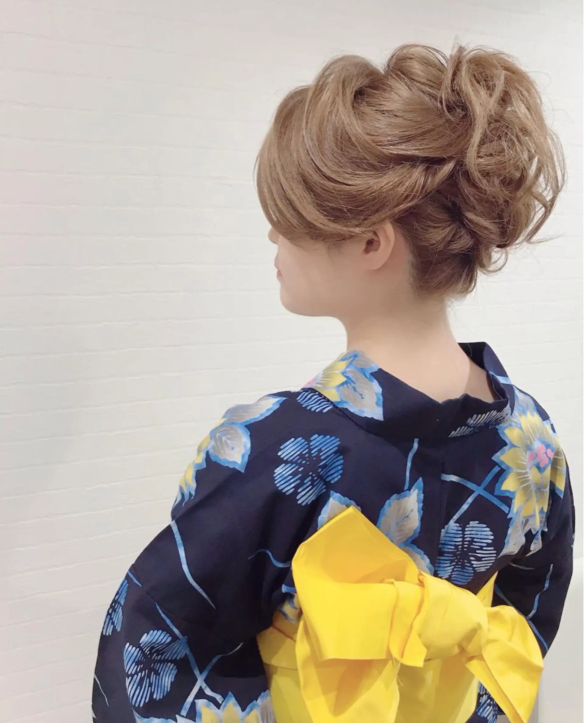 ミディアム ヘアアレンジ 浴衣 GRANLUSSO 〜グランルッソ駅前店所属・木口 嘉美のヘアスタイル
