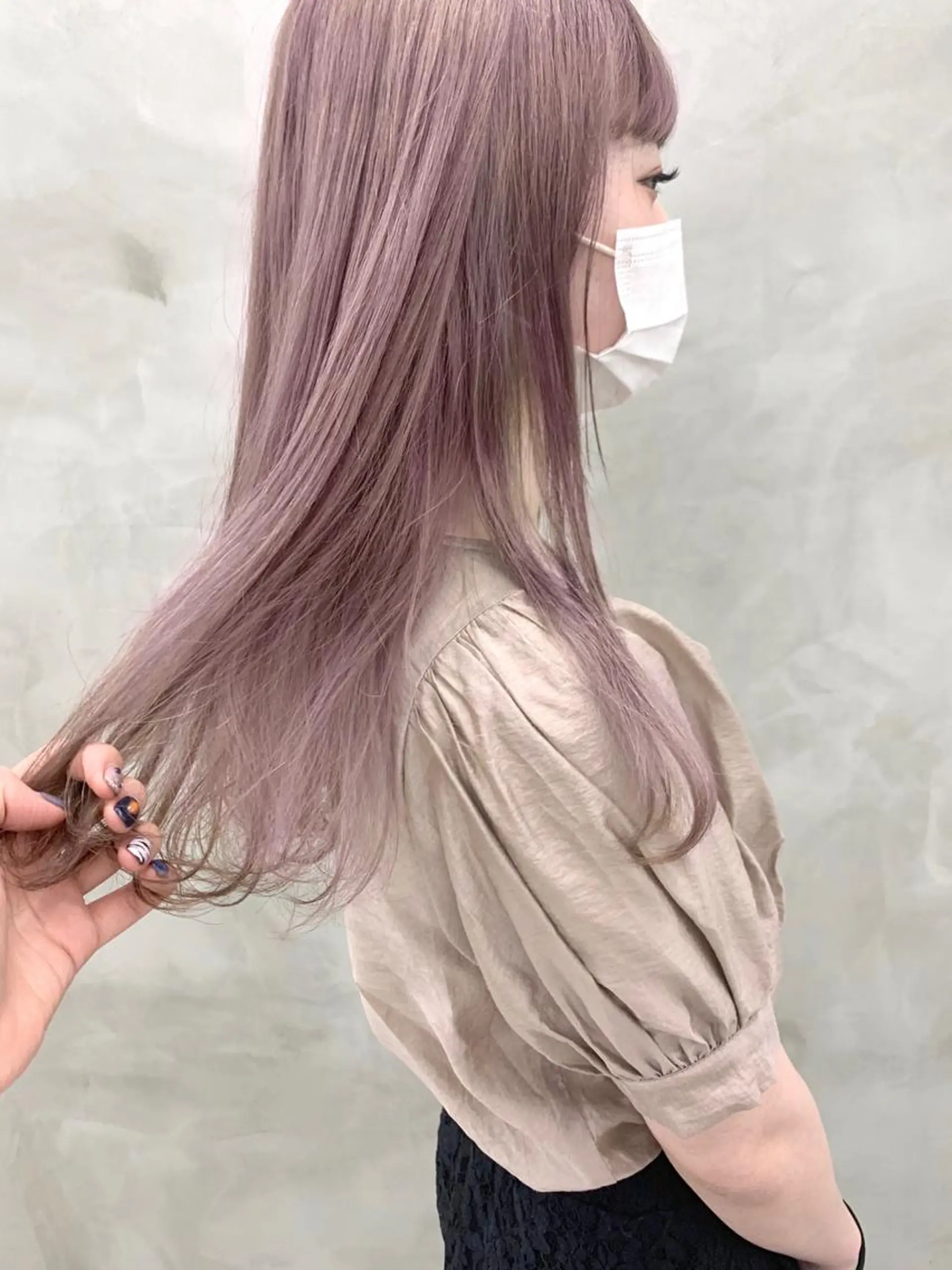 ロング カラー ブームボックス所属・🐝ハイトーンカラー hachi🐝のヘアスタイル