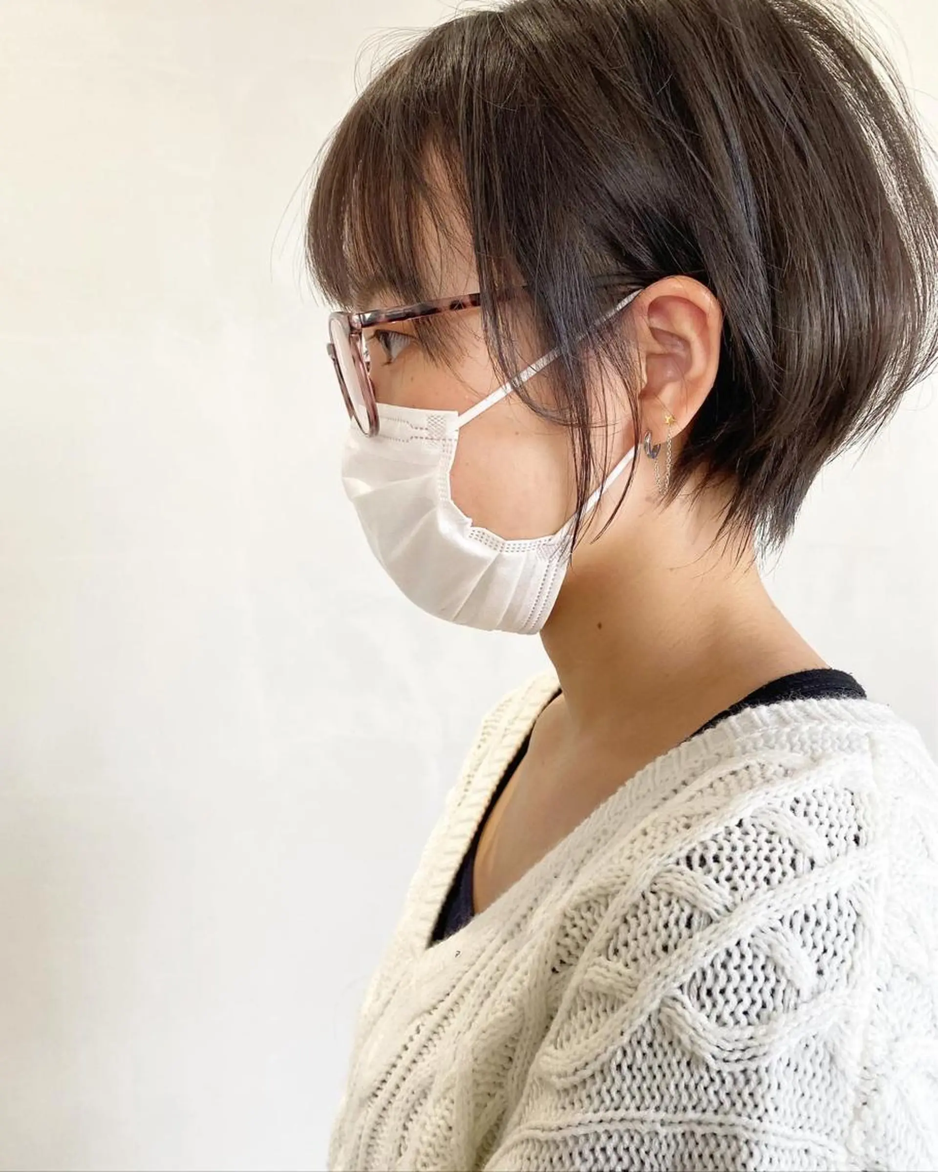 ショート カラー ブリーチ ハイライトカラー ハイライト ショートヘア カット 谷合 貴志のヘアスタイル