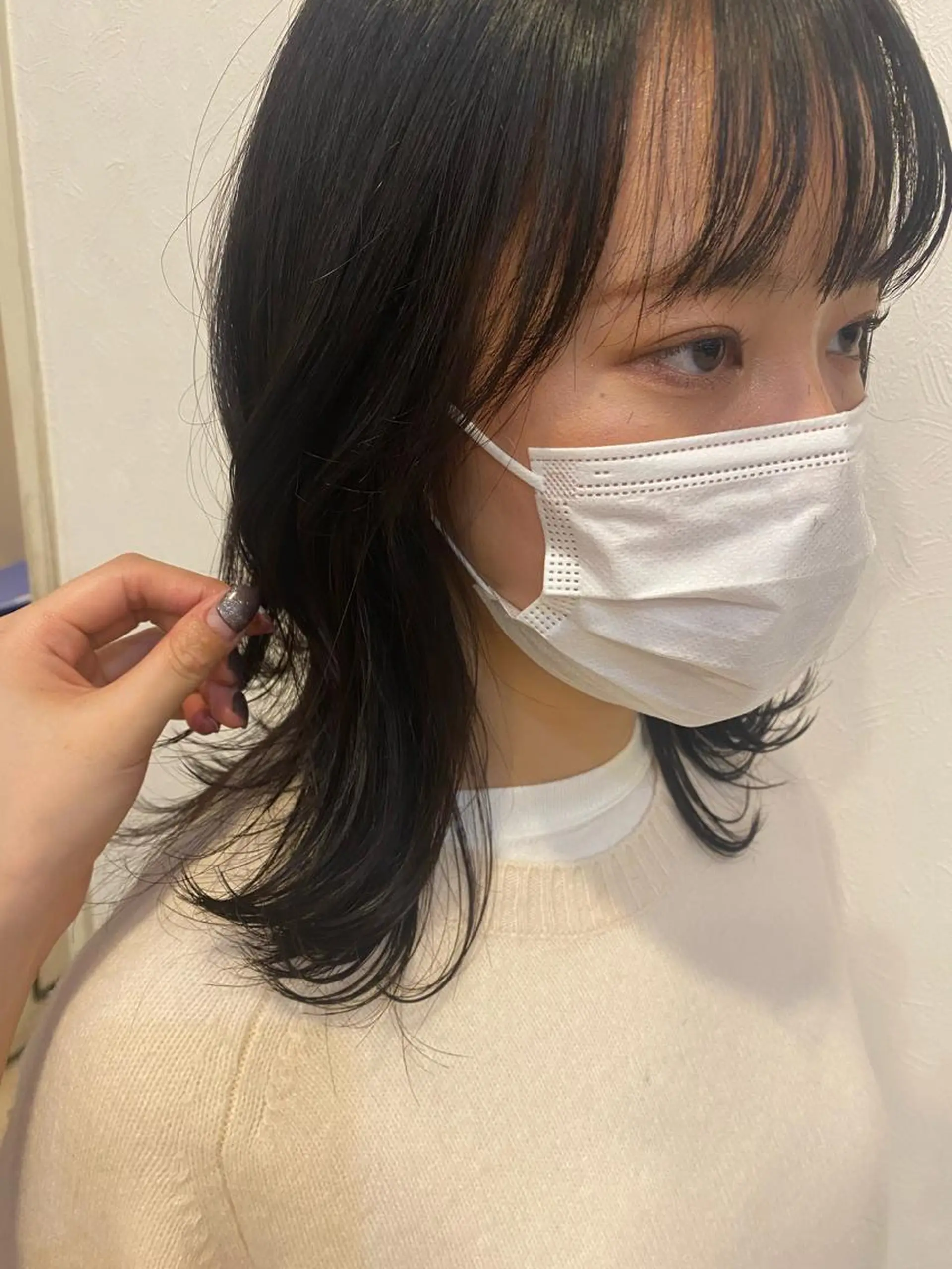 ミディアム レイヤーカット Rian大森店所属・🌷奥村 美由紀🌷のヘアスタイル