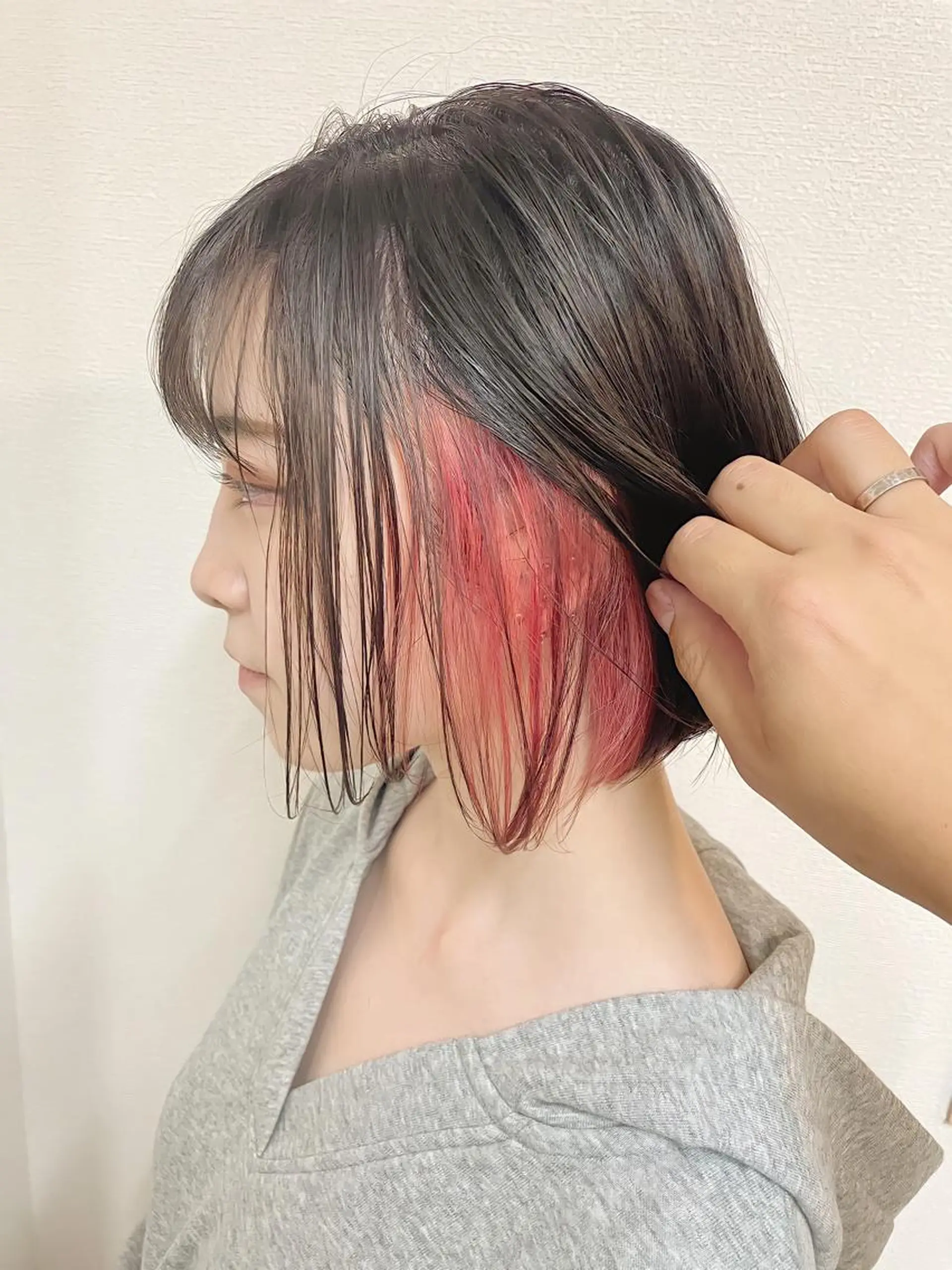 ショート カラー ケアブリーチ /髪質 改善/古橋圭史郎のヘアスタイル