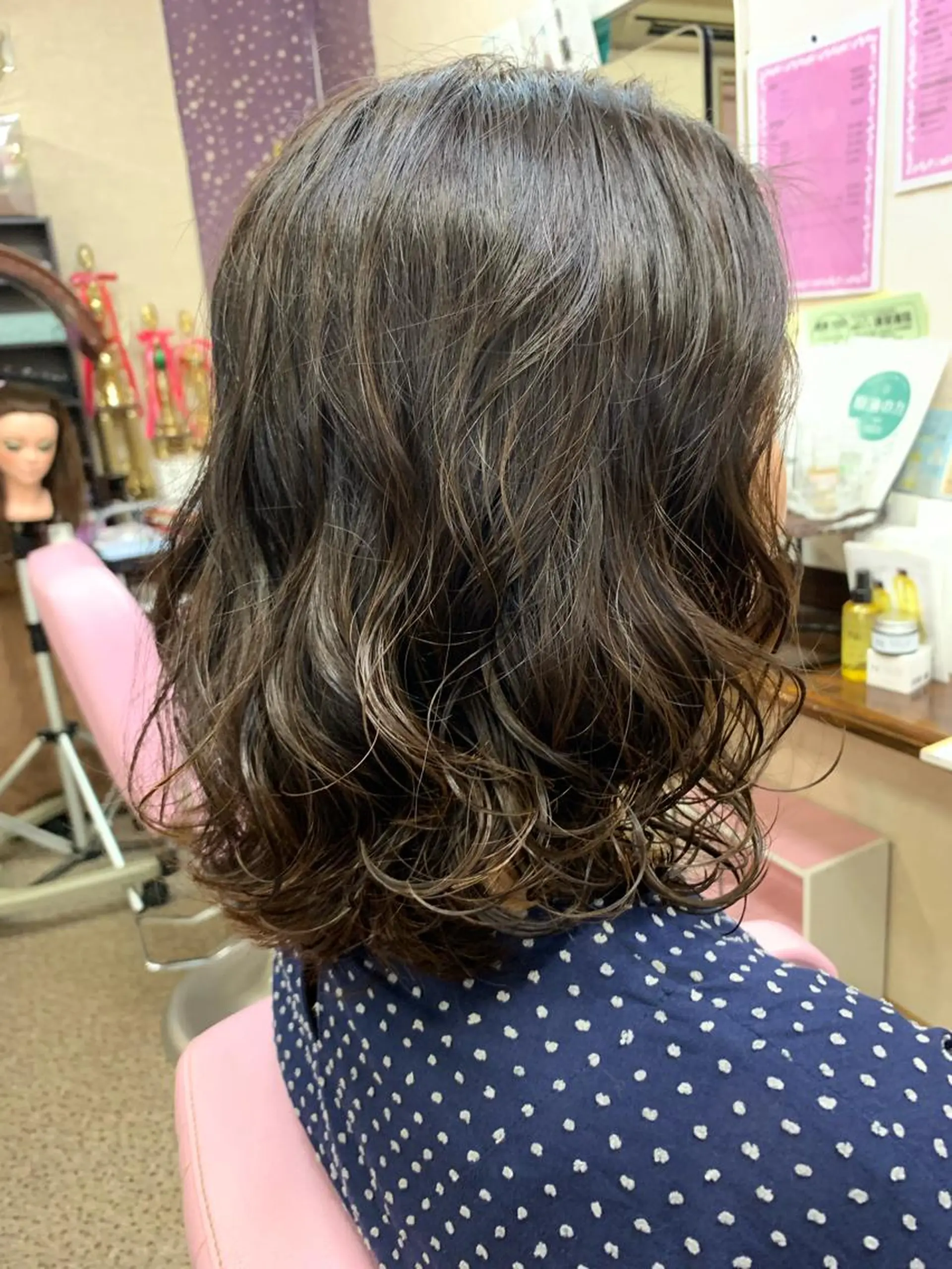 パーマ パーマ ヘアースタジオB7所属・三木 あやなのヘアスタイル