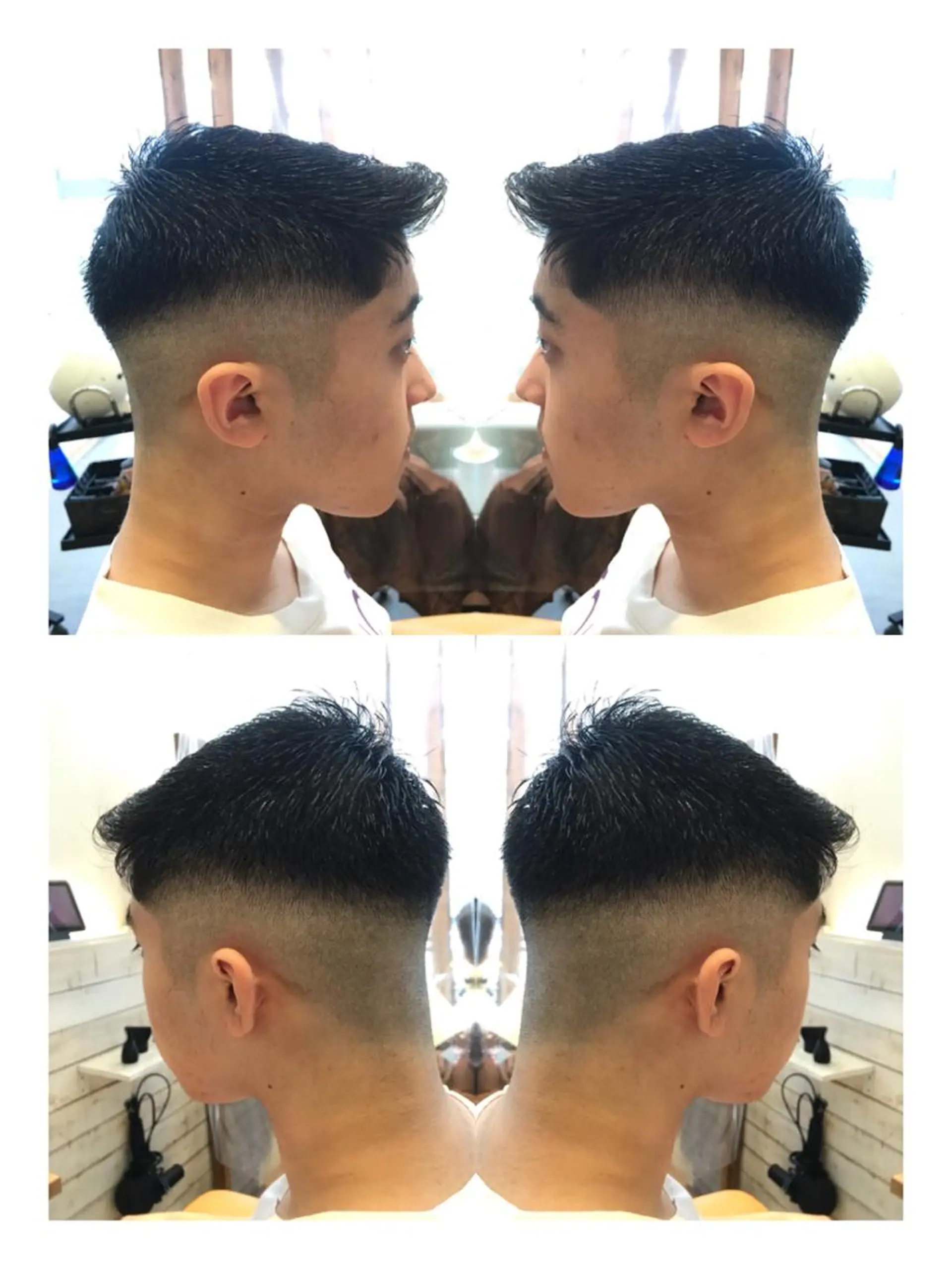 ショート メンズ フェードカット Emerge武蔵小杉所属・/本物の髪質改善/ 古川新のヘアスタイル
