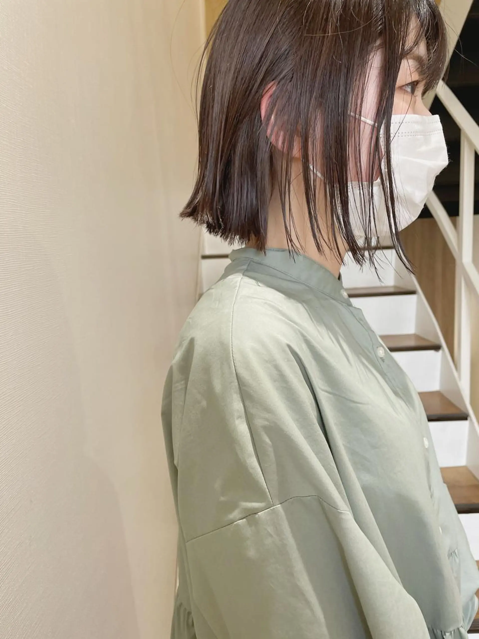 ショート カラー 切りっぱなしボブ ボブ 美容室Violet所属・伊藤 ひかりのヘアスタイル