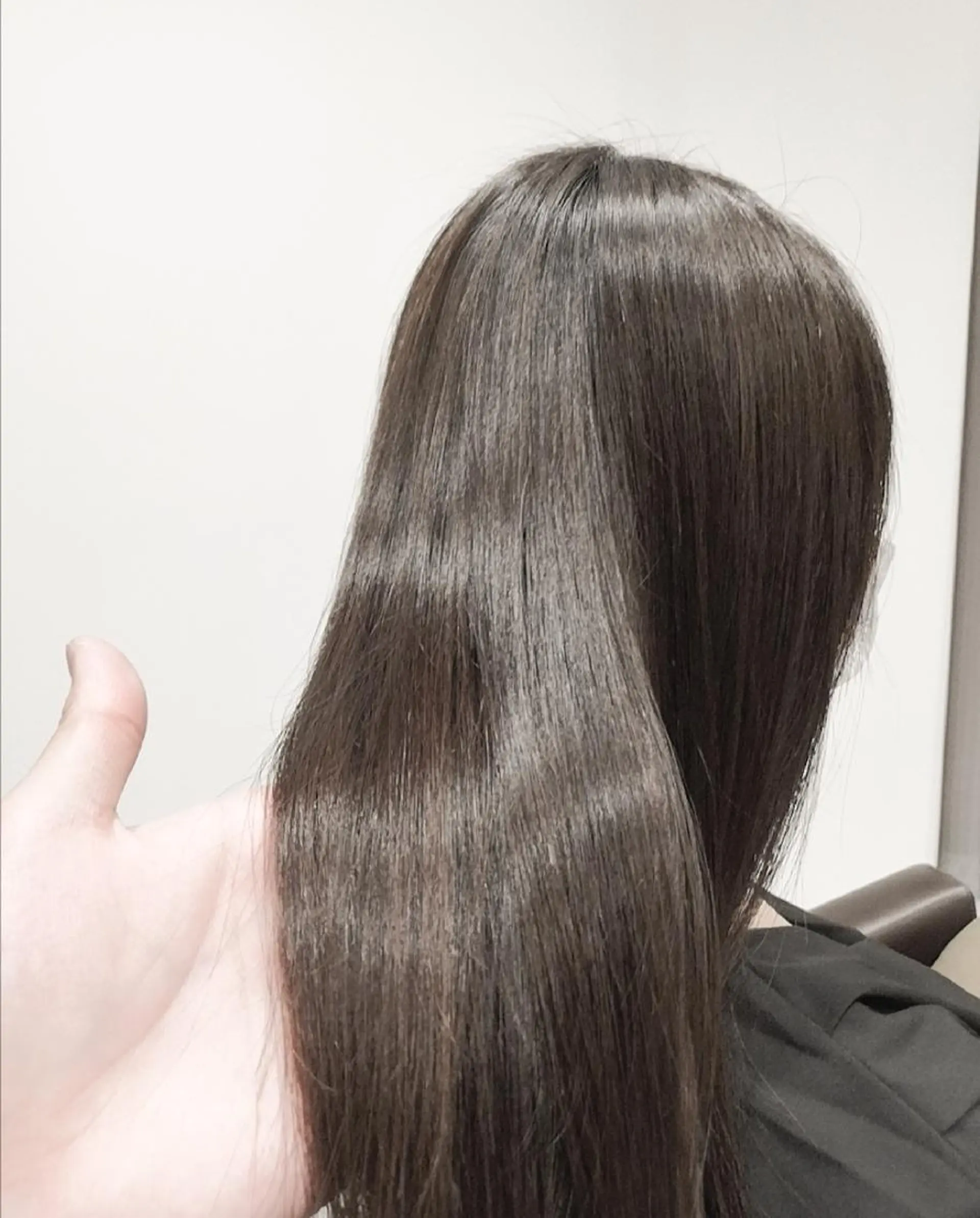 ミディアム カット ヘアカラー パーマ 縮毛矯正 トリートメント 髪質改善支持率トップ 谷内◎のヘアスタイル