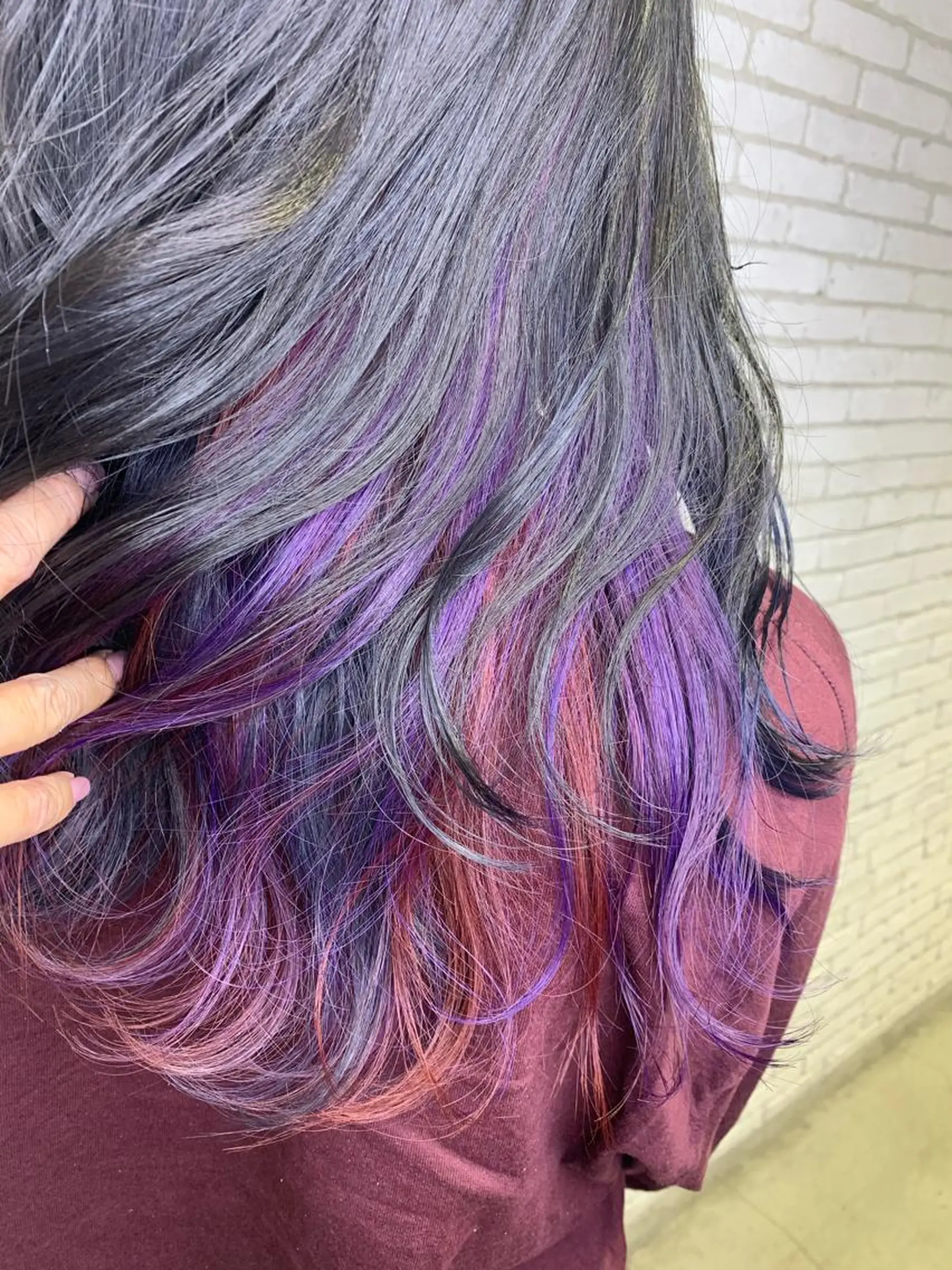 セミロング カラー ヘアアレンジ 髪質改善/縮毛/新宿 🫧SUZUKA🫧のヘアスタイル