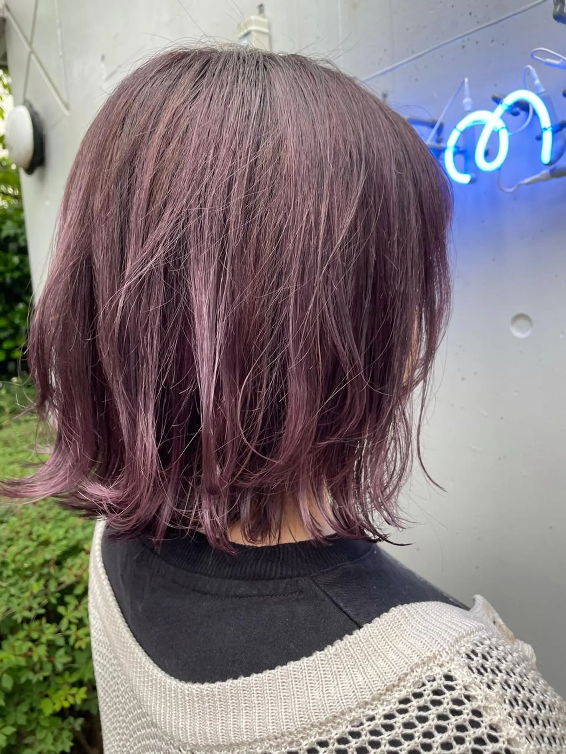 ミディアム カラー ラベンダーカラー ピンクカラー ピンクラベンダー ヘアカラー トリートメント ヘッドスパ ヘアセット SALOWIN下北沢所属・hazuki 🌝のヘアスタイル