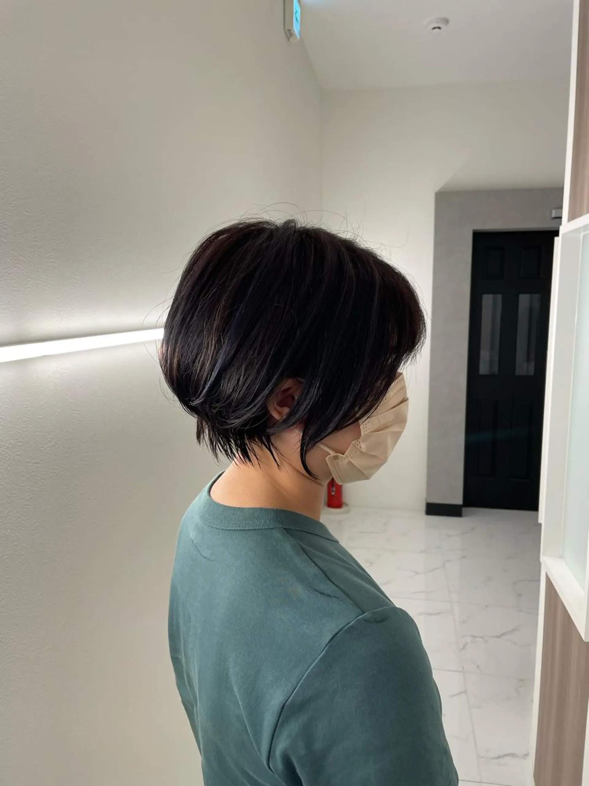 ショート ショートヘア 縮毛矯正 似合わせスタイル 岡田勇哉のヘアスタイル