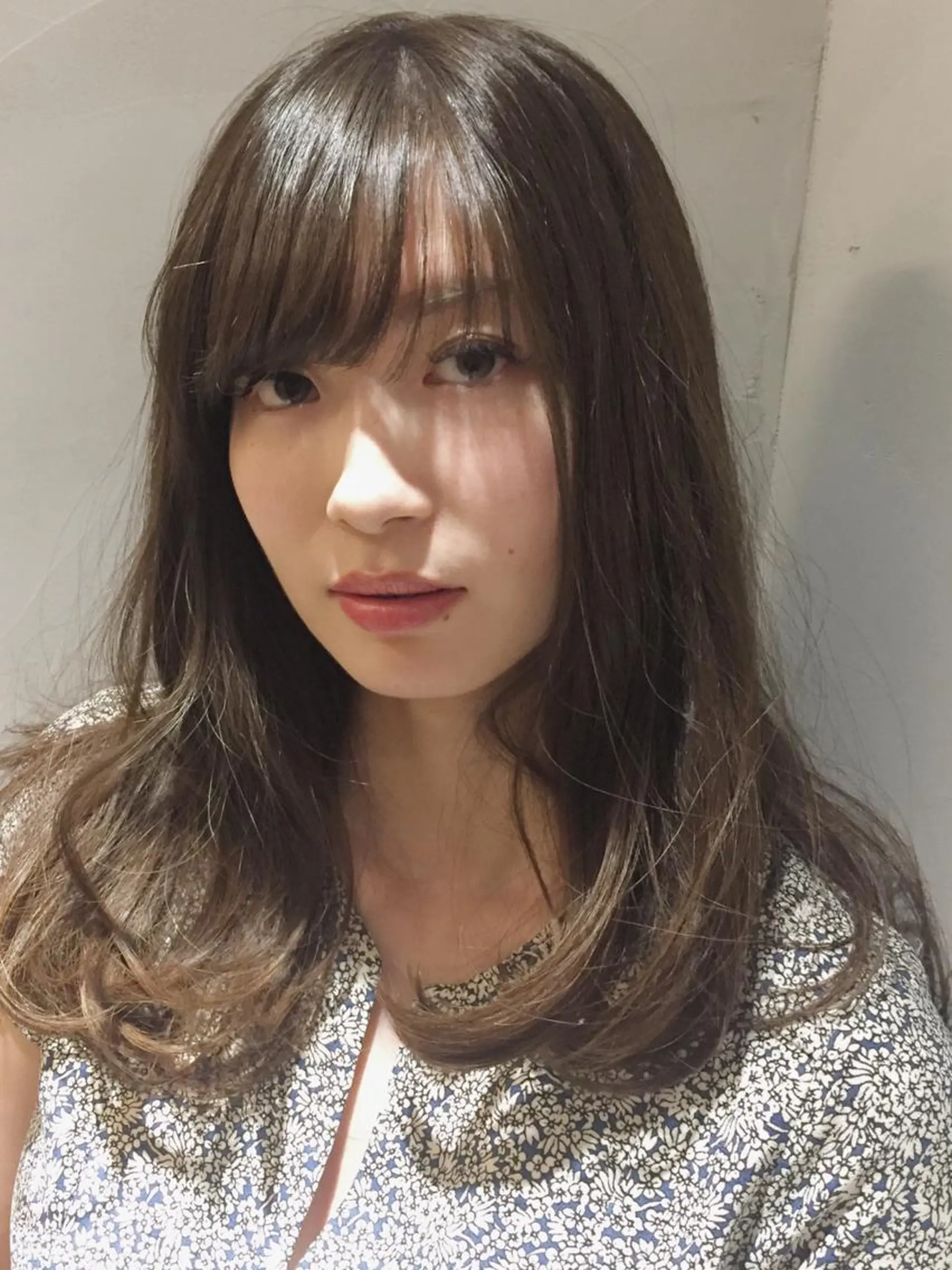 セミロング カラー 💘透明感カラー💘 沖本 将宏のヘアスタイル