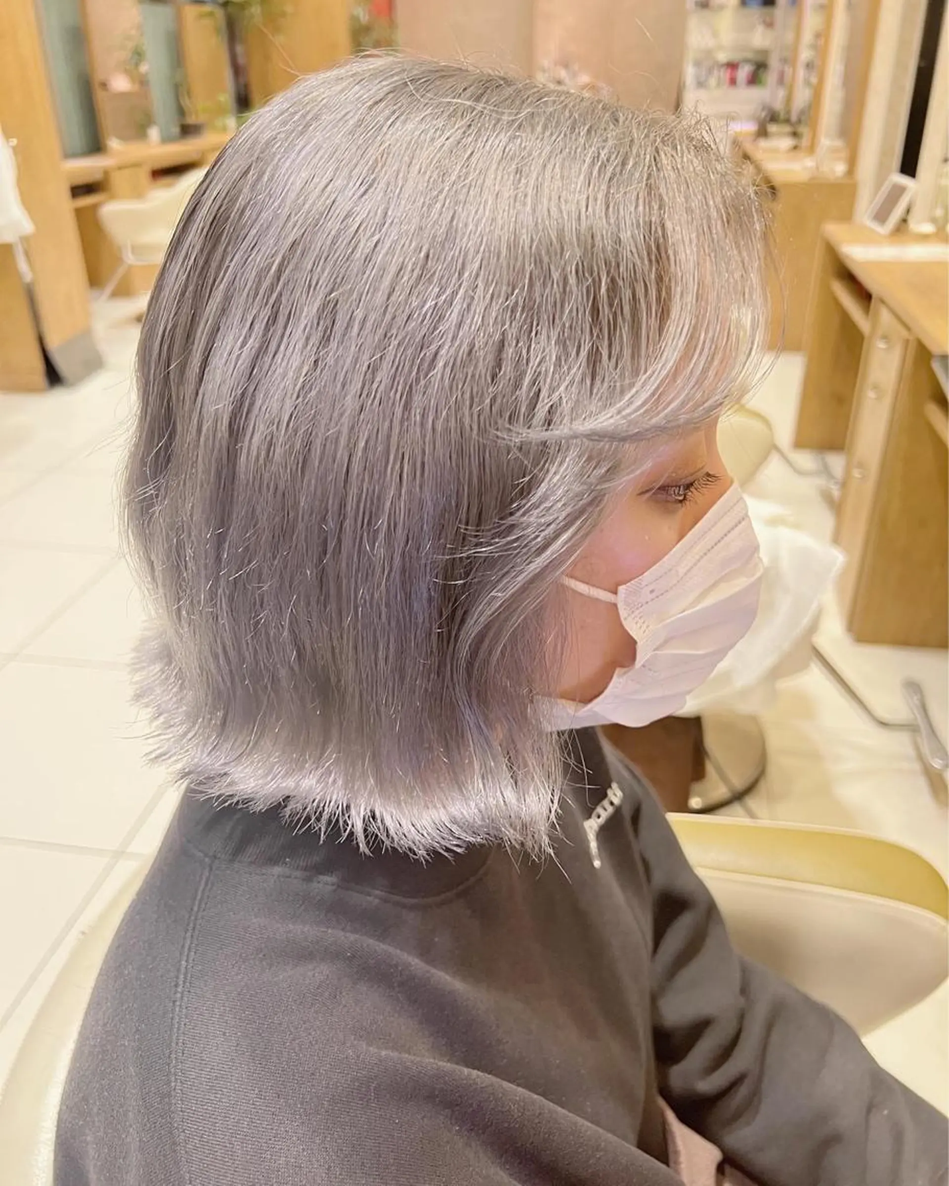 ショート カラー 佐伯 蓮のヘアスタイル