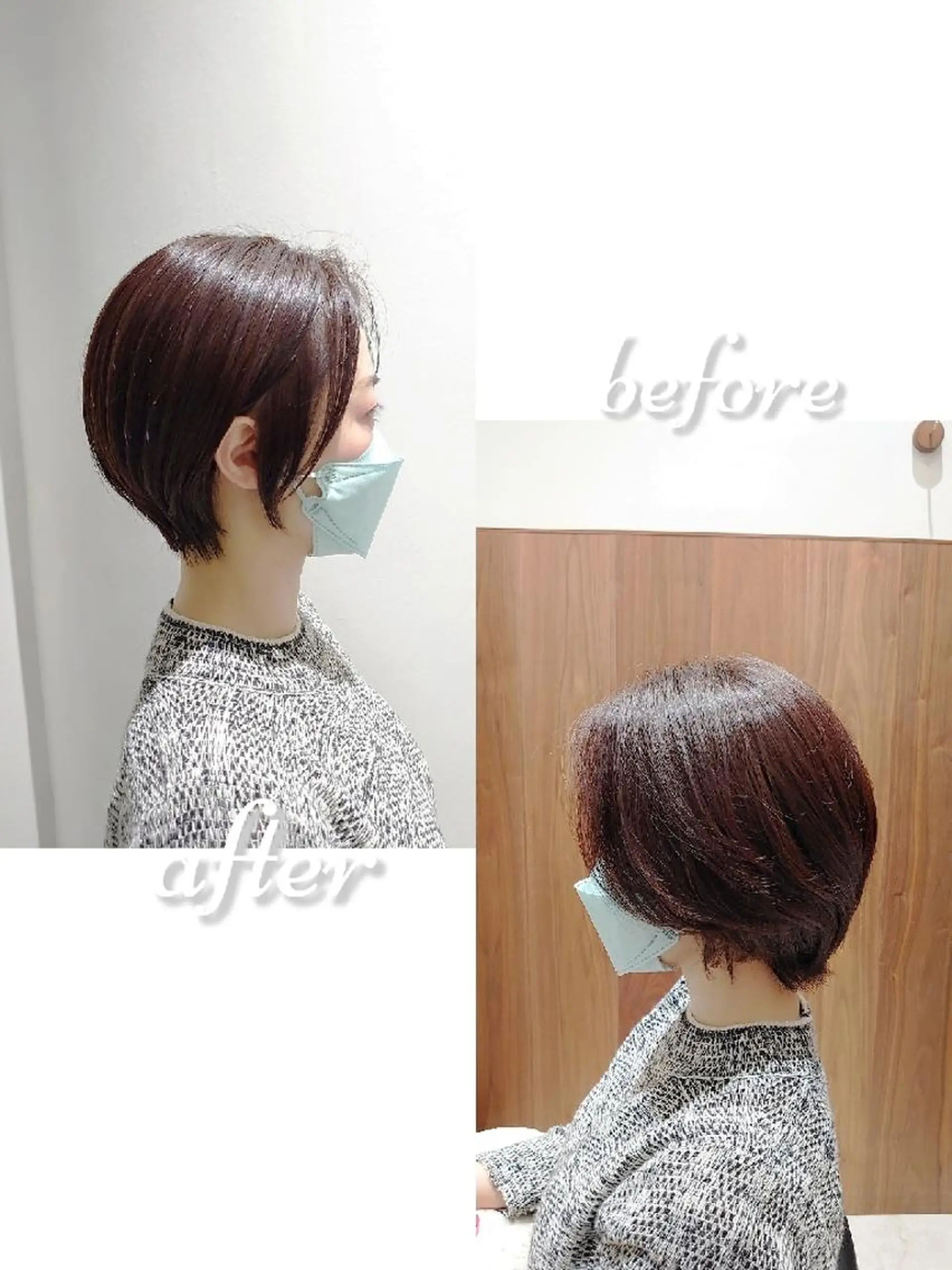 ショート カラー GO TODAY SHAiRE SALON キラリトギンザ店所属・🐱higajo🐱 比嘉門(ヒガジョウ)のヘアスタイル