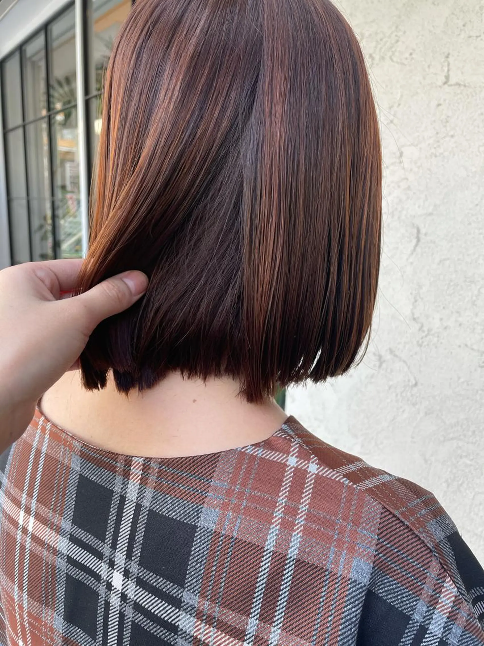 ミディアム カラー カット ヘアカラー トリートメント MATSURI BASE.AWAJIのヘアスタイル