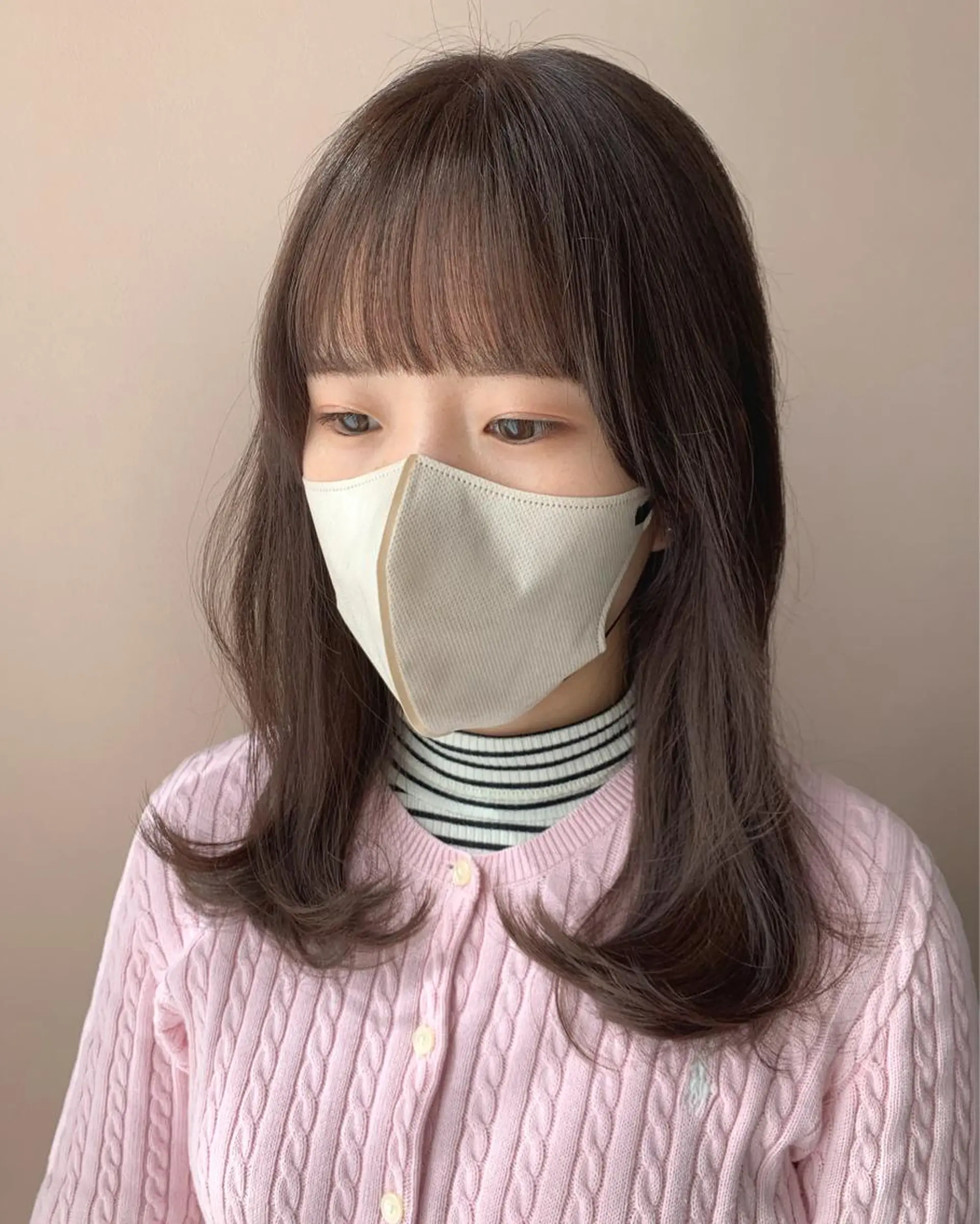 ロング カラー ベージュカラー ラベンダーカラー ラベンダーベージュ カット ヘアカラー トリートメント hub hair レイヤー/透明感のヘアスタイル