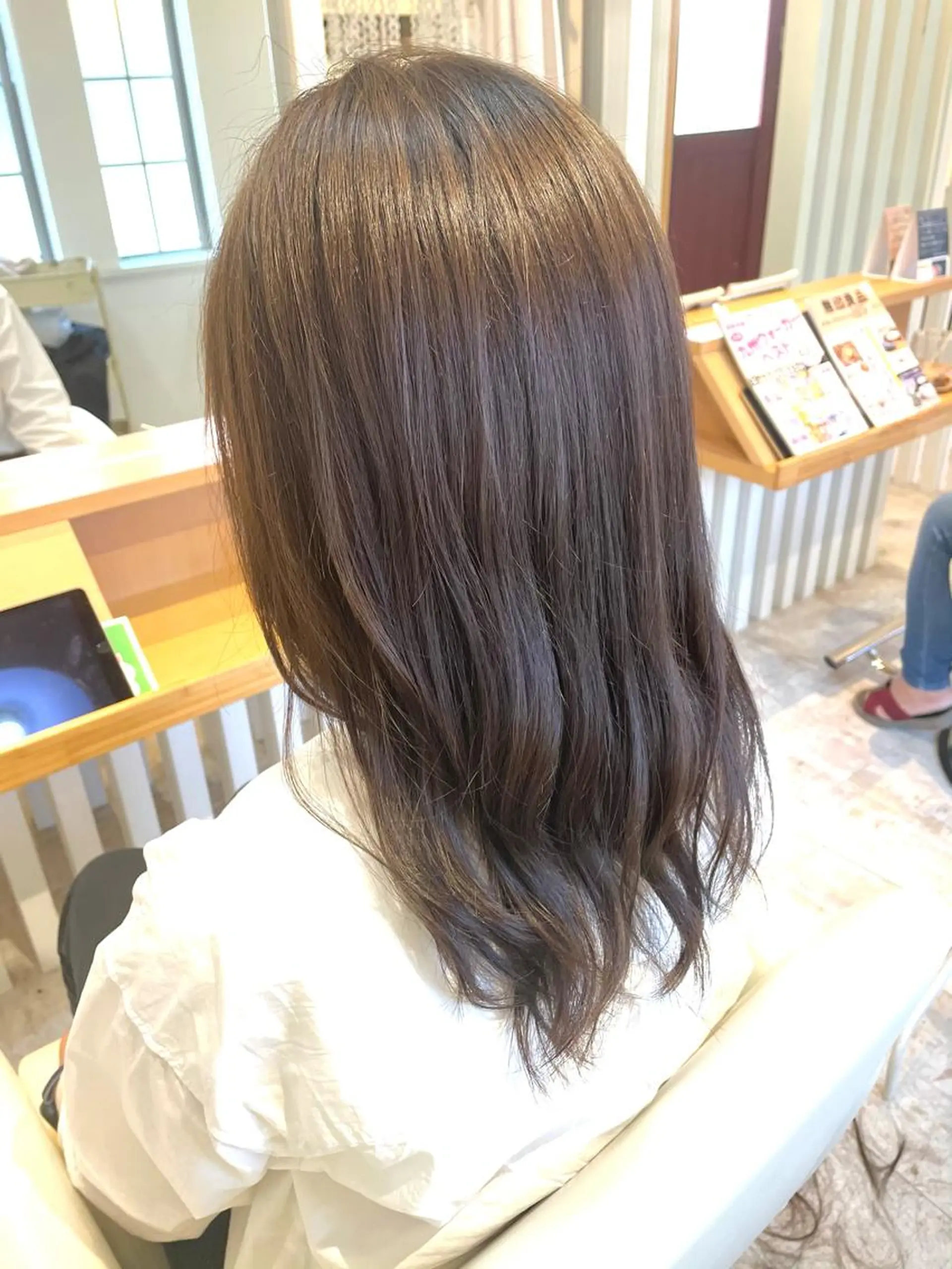 ミディアム カラー ベージュカラー モカベージュ トリートメント ヘアカラー 北九州美容室 🕊️わかな✂︎のヘアスタイル