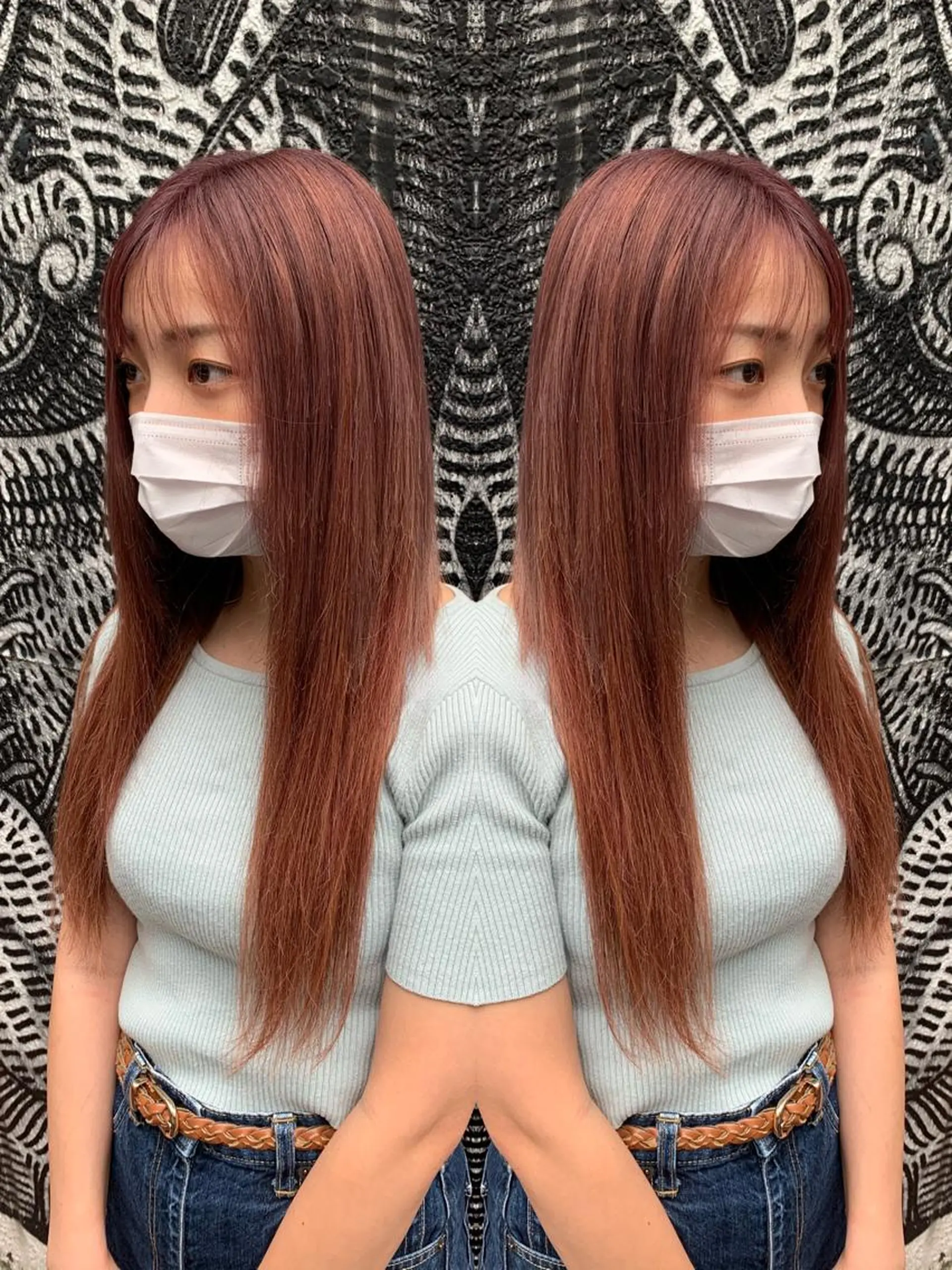 ロング カラー 編み込みエクステ エクステ haco+所属・🌈派手髪エクステ ブレイズ🌈ひろとのヘアスタイル