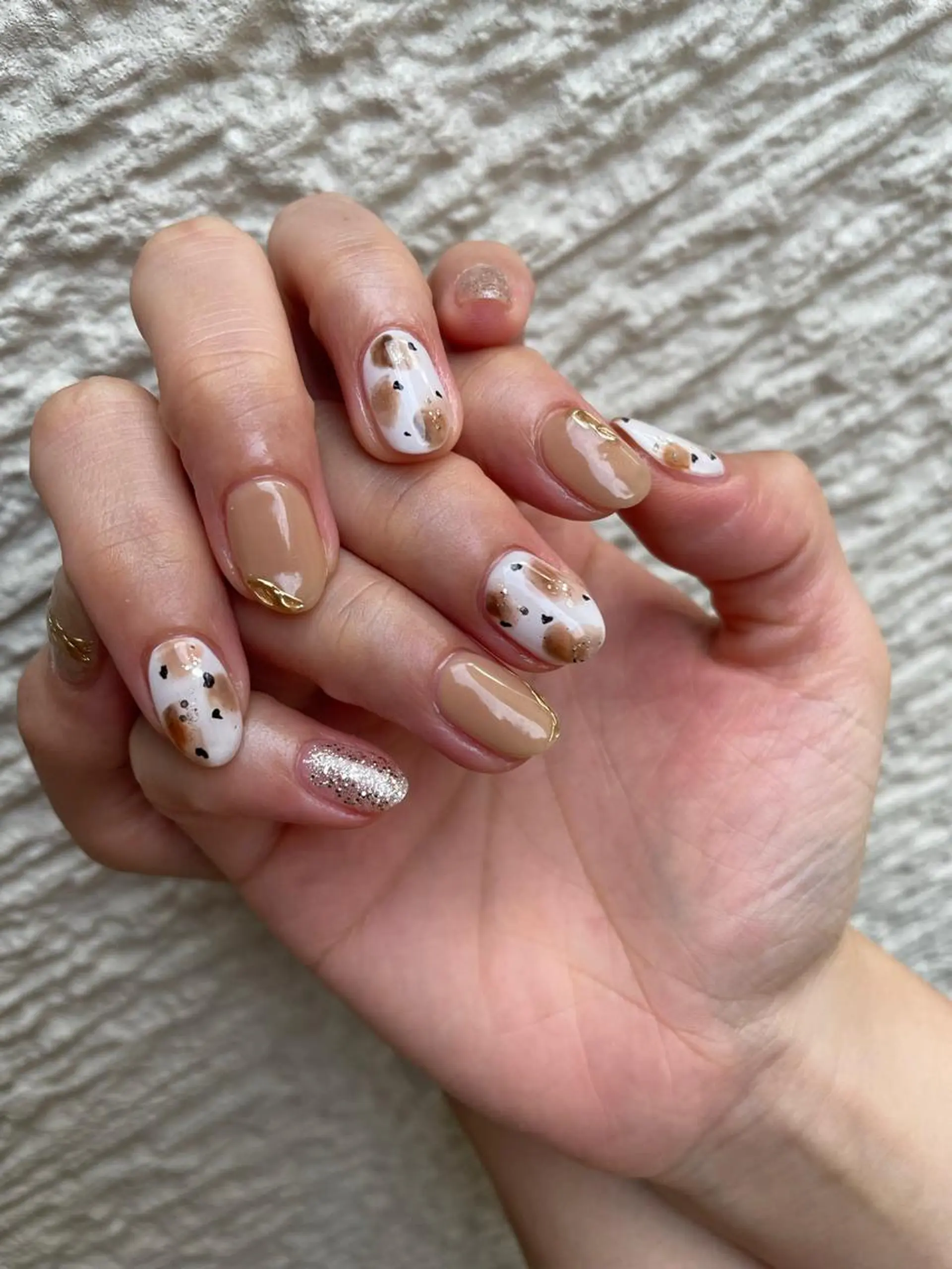 ロング カラー ヘアアレンジ キッズ ネイル マツエク・マツパ アイブロウ 福田 加奈のネイルデザイン