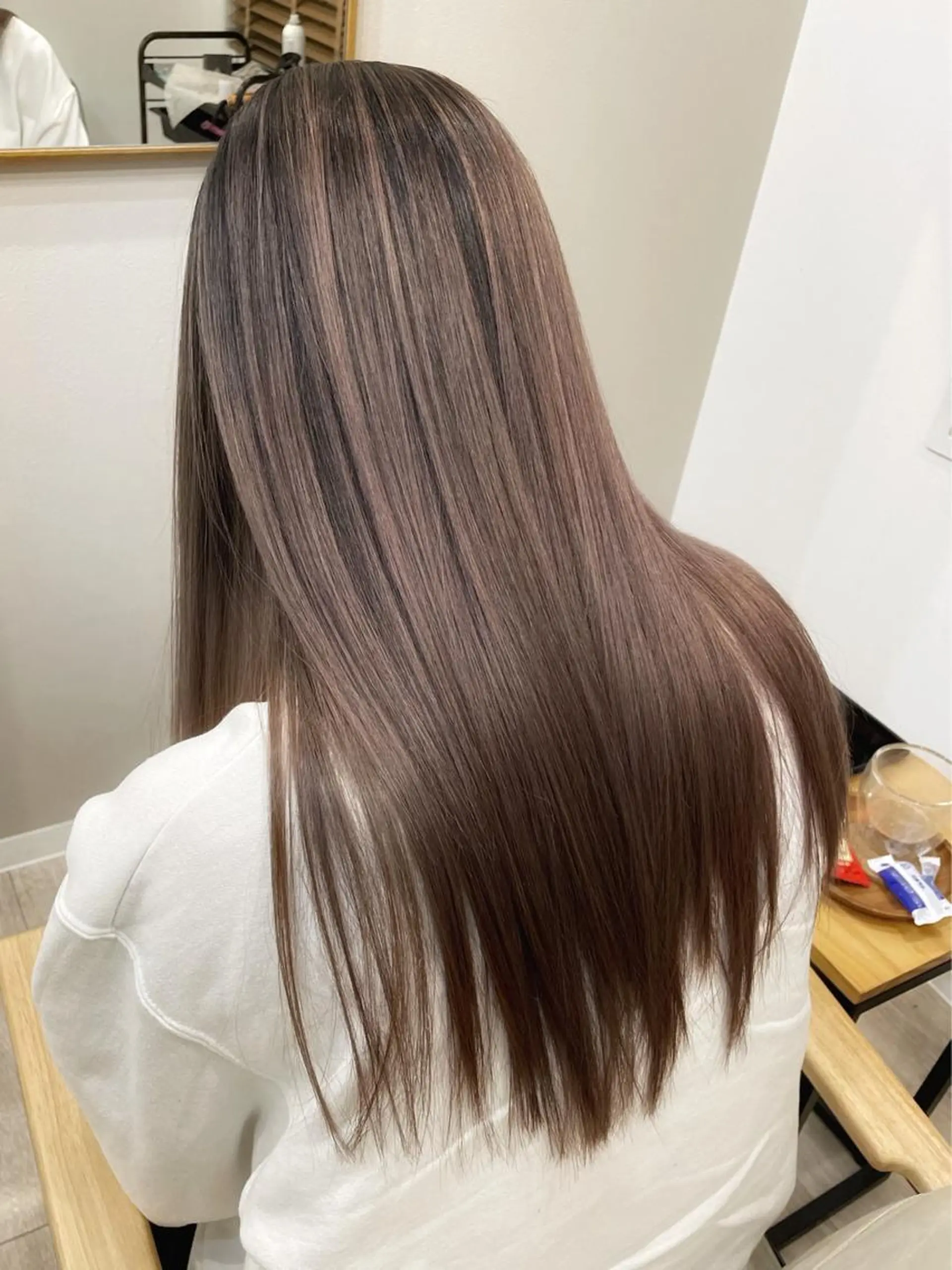 ロング カラー かわさき ともやのヘアスタイル