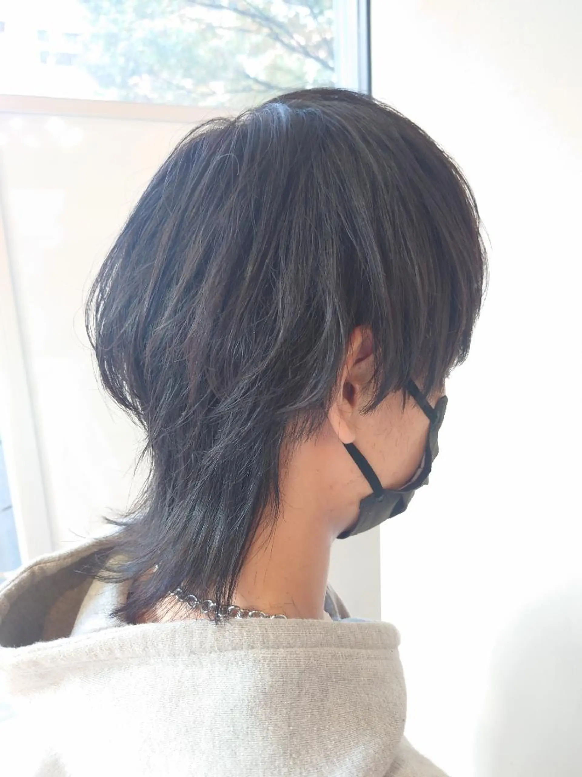 メンズ セミロング iss所属・メンズ/パーマ特化 /波巻き/林洋平のヘアスタイル