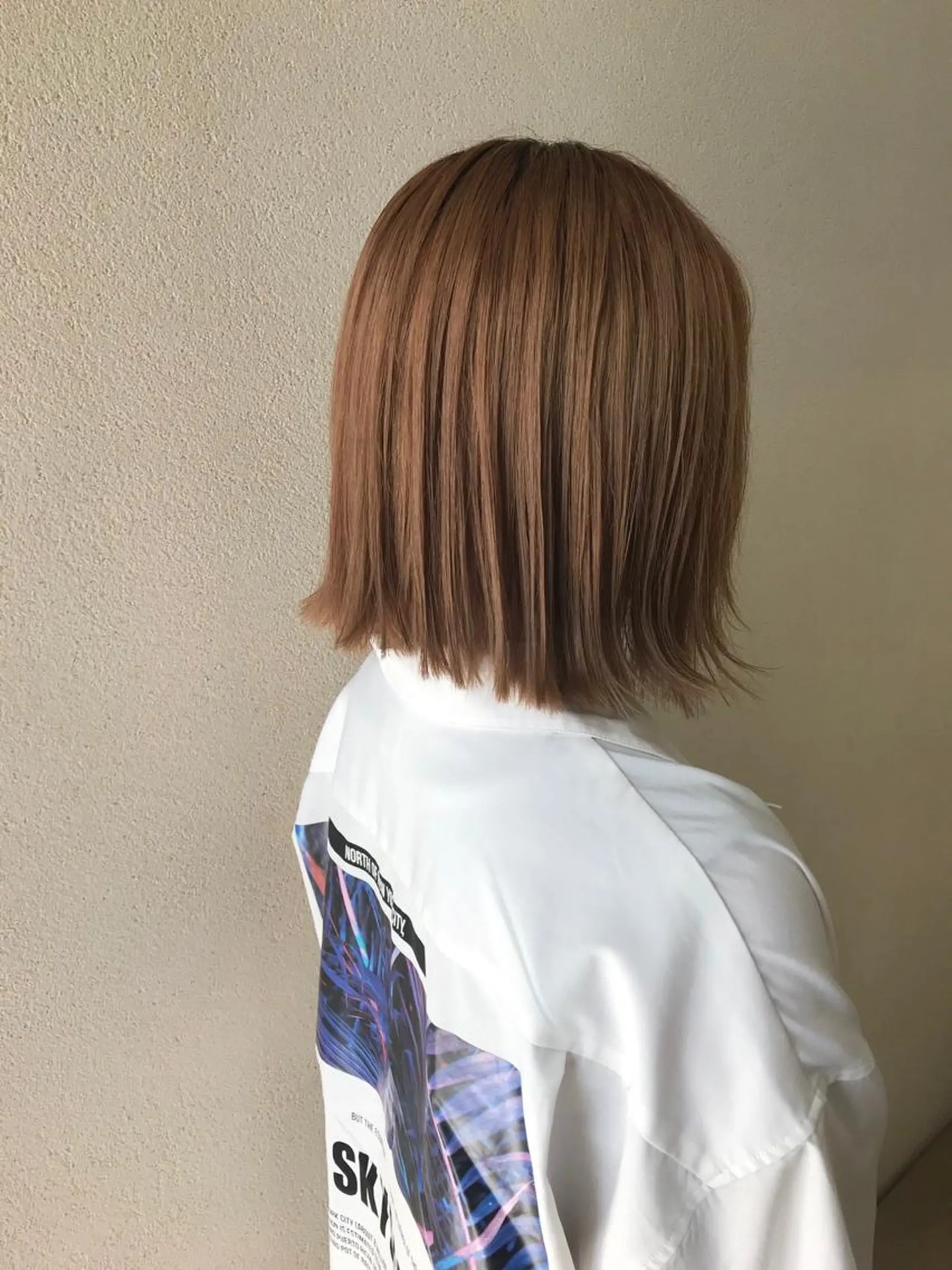 ショート 切りっぱなしボブ ボブ 沢田 瞳のヘアスタイル