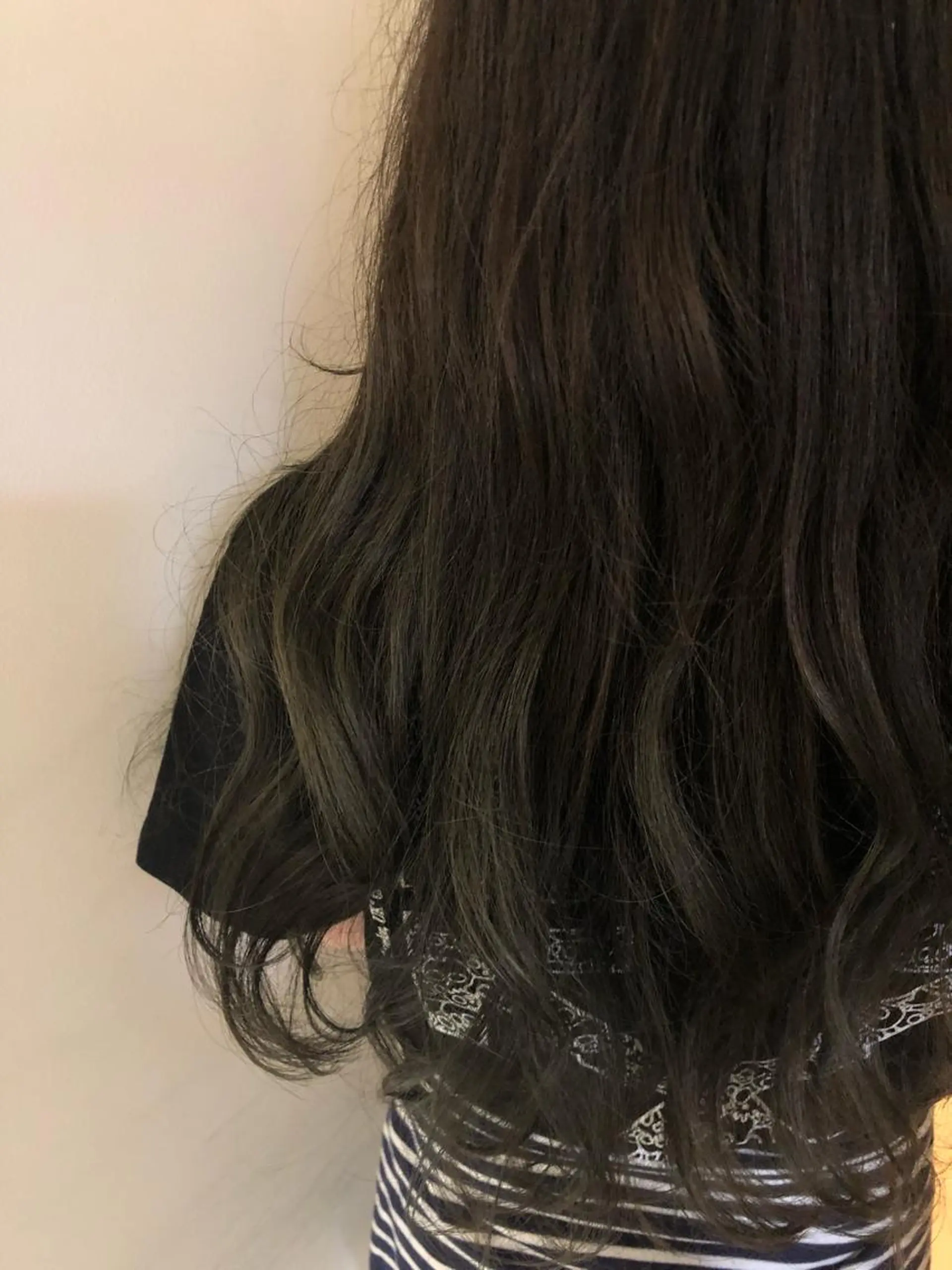 ロング カラー カット ヘアカラー トリートメント 韓国hair ·͜· watanabeのヘアスタイル