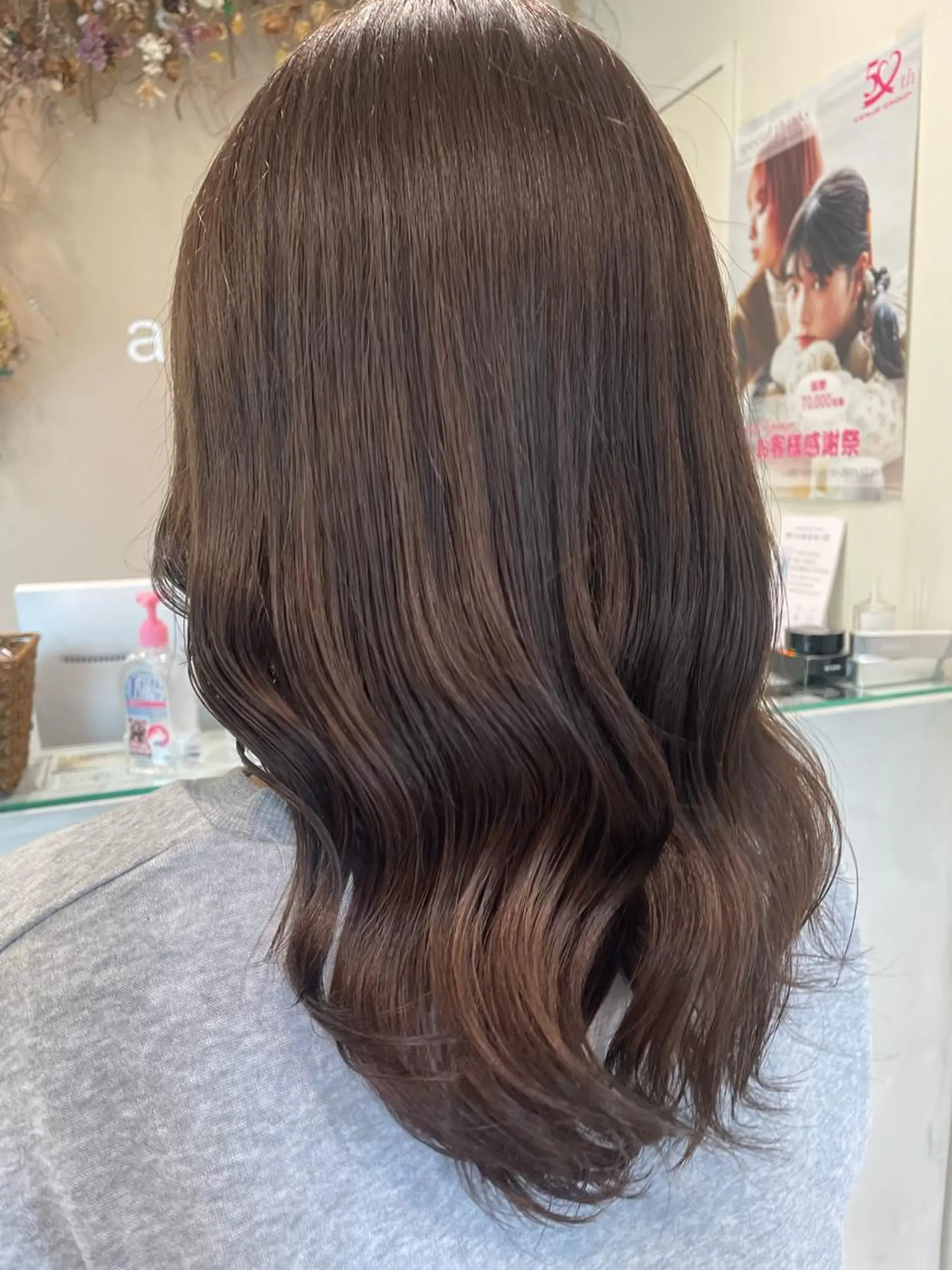 セミロング カラー ブラウンカラー ショコラブラウン 透明感カラー ヘアカラー ボブ/インナーカラー /眉毛/Miyuのヘアスタイル