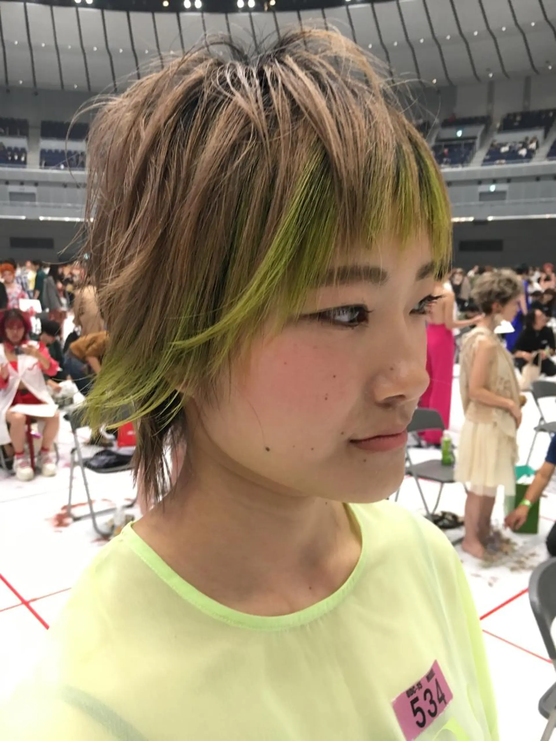 ショート 永井 大希のヘアスタイル