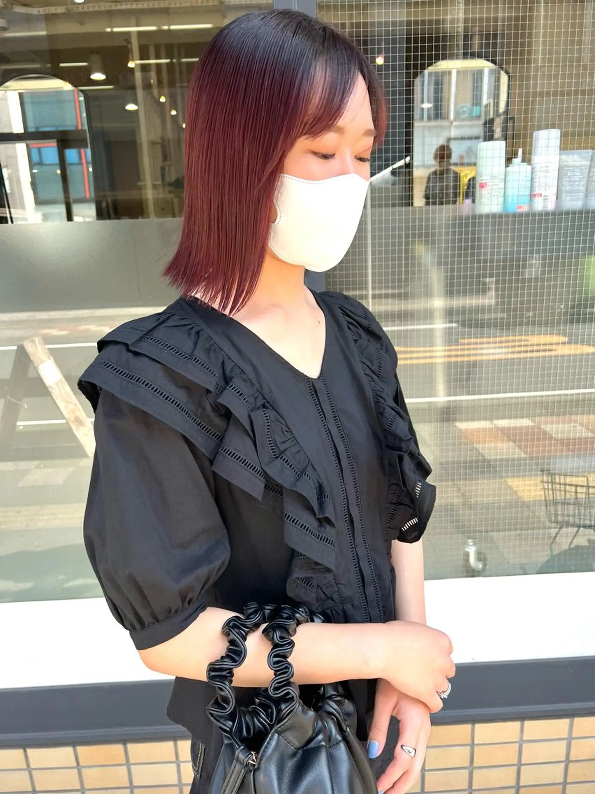 ミディアム カラー brick masayaのヘアスタイル