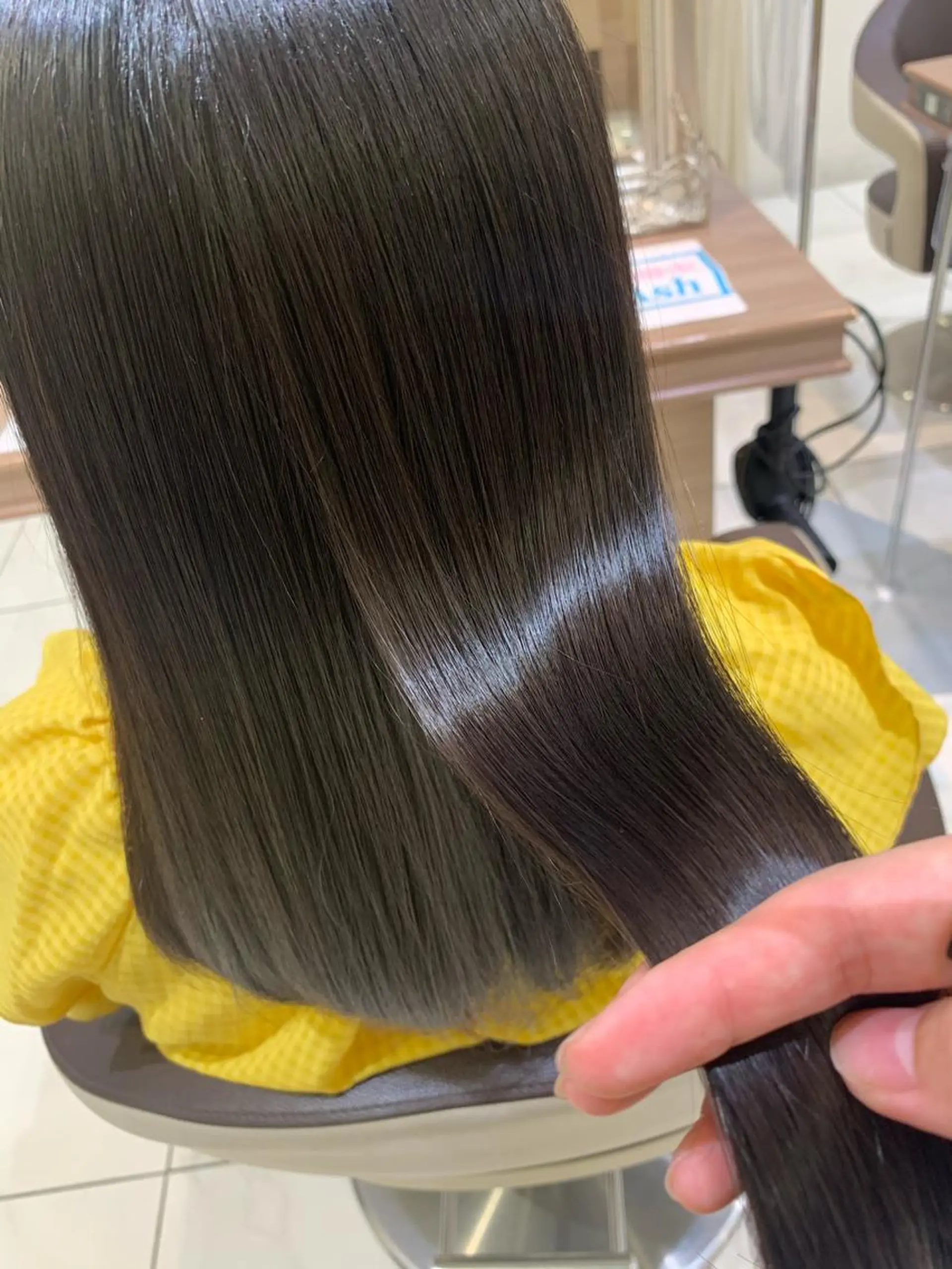 ロング パーマ 縮毛矯正 Dears 香芝店所属・関 優希のヘアスタイル