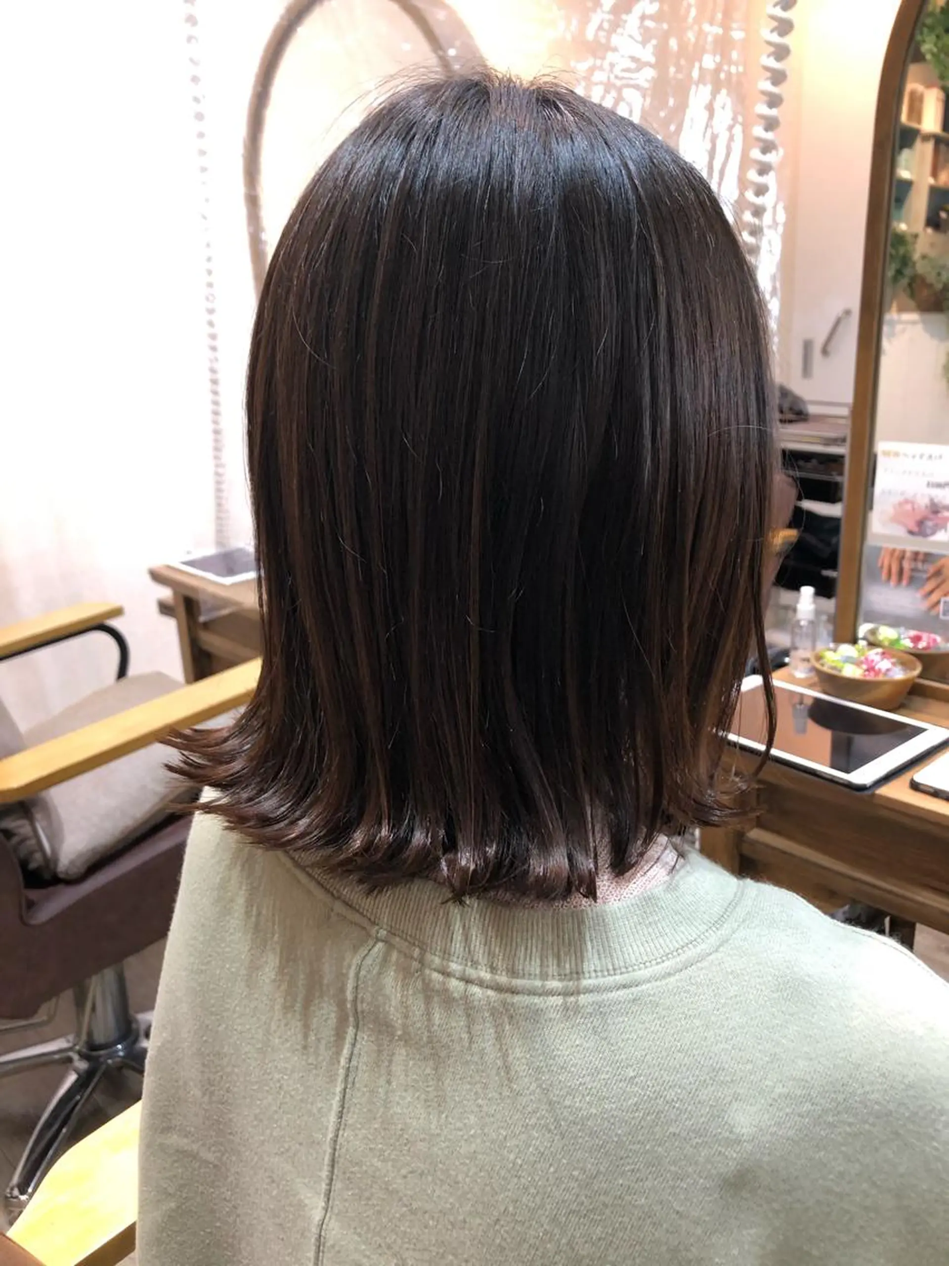 ミディアム ⭐️艶髪⭐️髪質改善 newi町田 山本のヘアスタイル