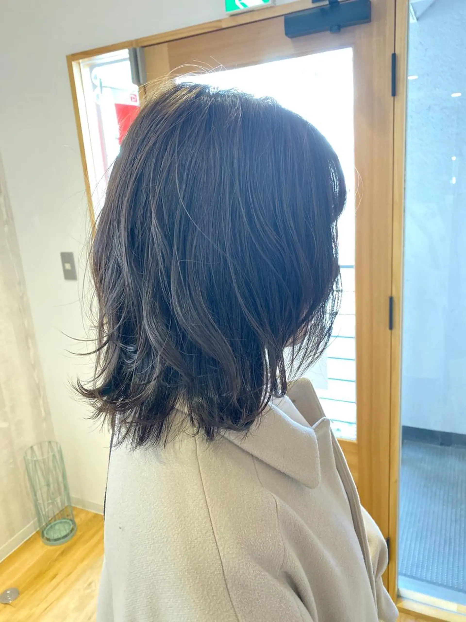 ミディアム カラー グレージュ レイヤーカット カット ヘアカラー トリートメント Kazu .Kのヘアスタイル