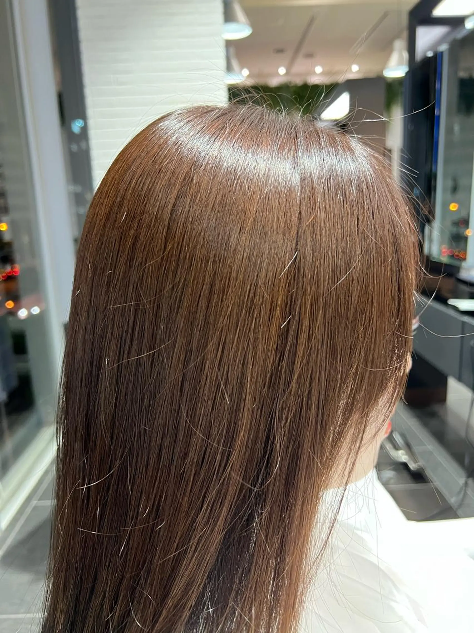 セミロング アッシュ 髪質改善 韓国風ヘア salowin神戸三宮suite所属・工藤 貫多のヘアスタイル