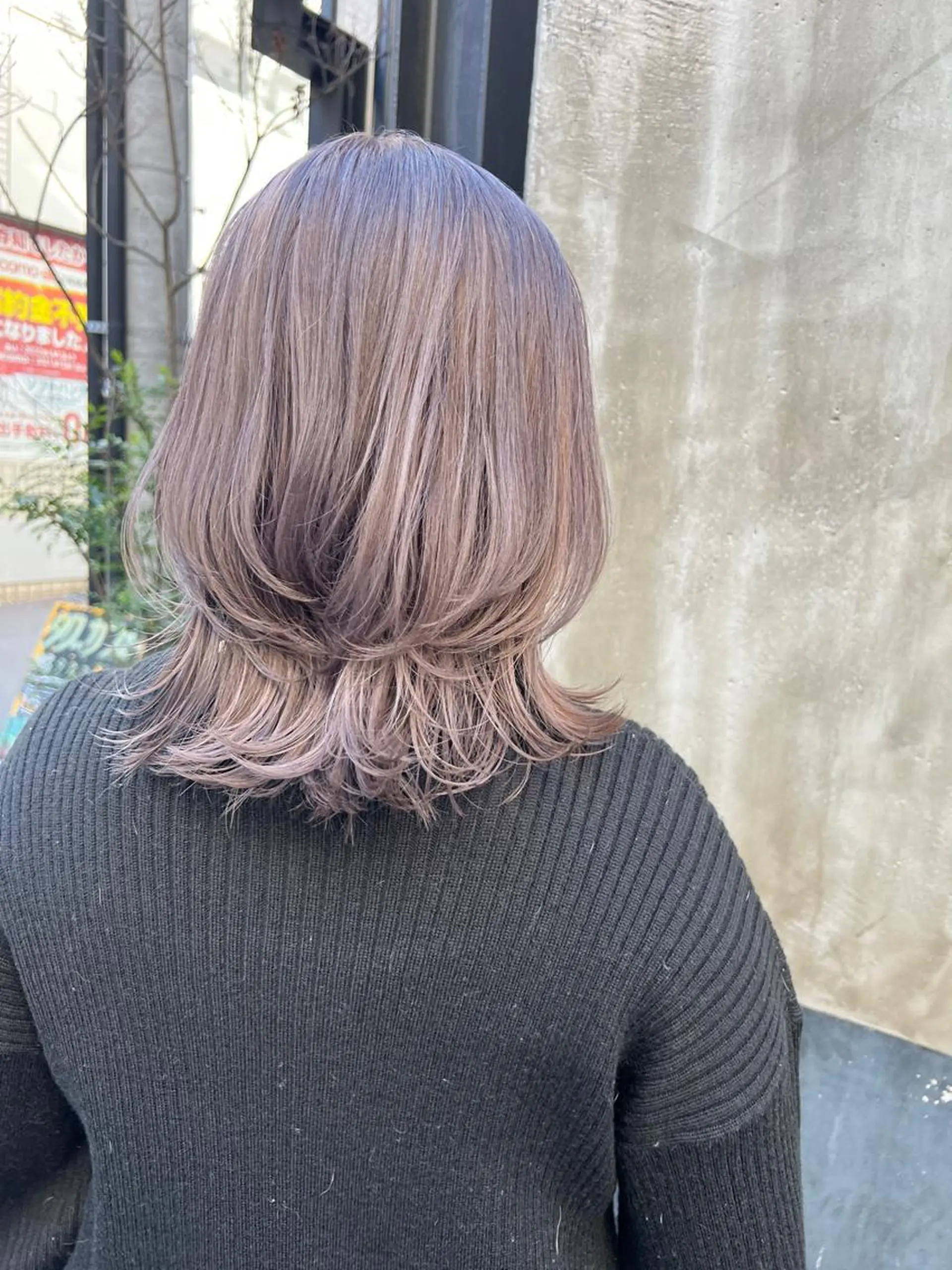 ミディアム カラー パープルカラー 🍇おぐら めぐみ🍇のヘアスタイル