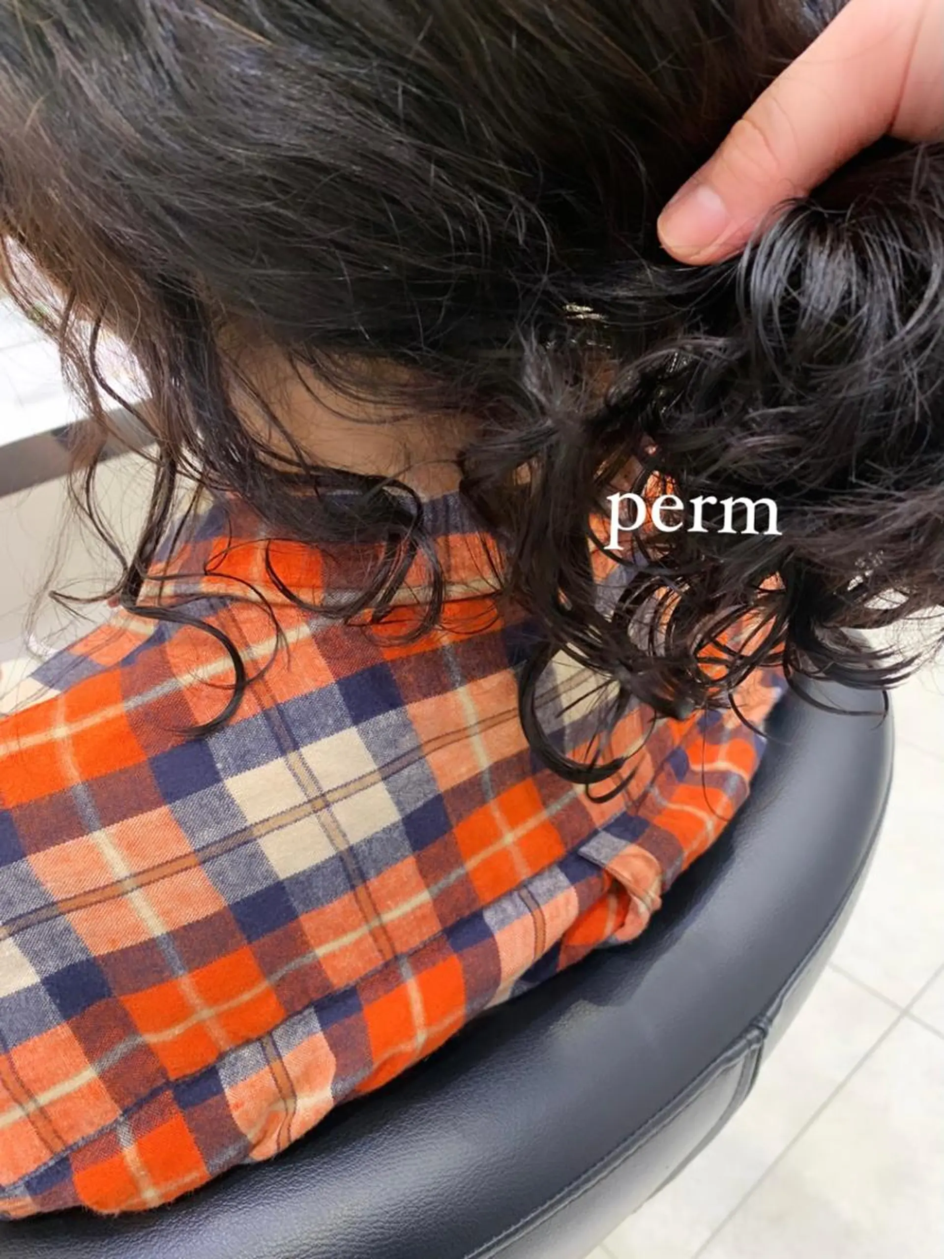 ミディアム パーマ カット パーマ 🦋　大塚 絢　🦋のヘアスタイル