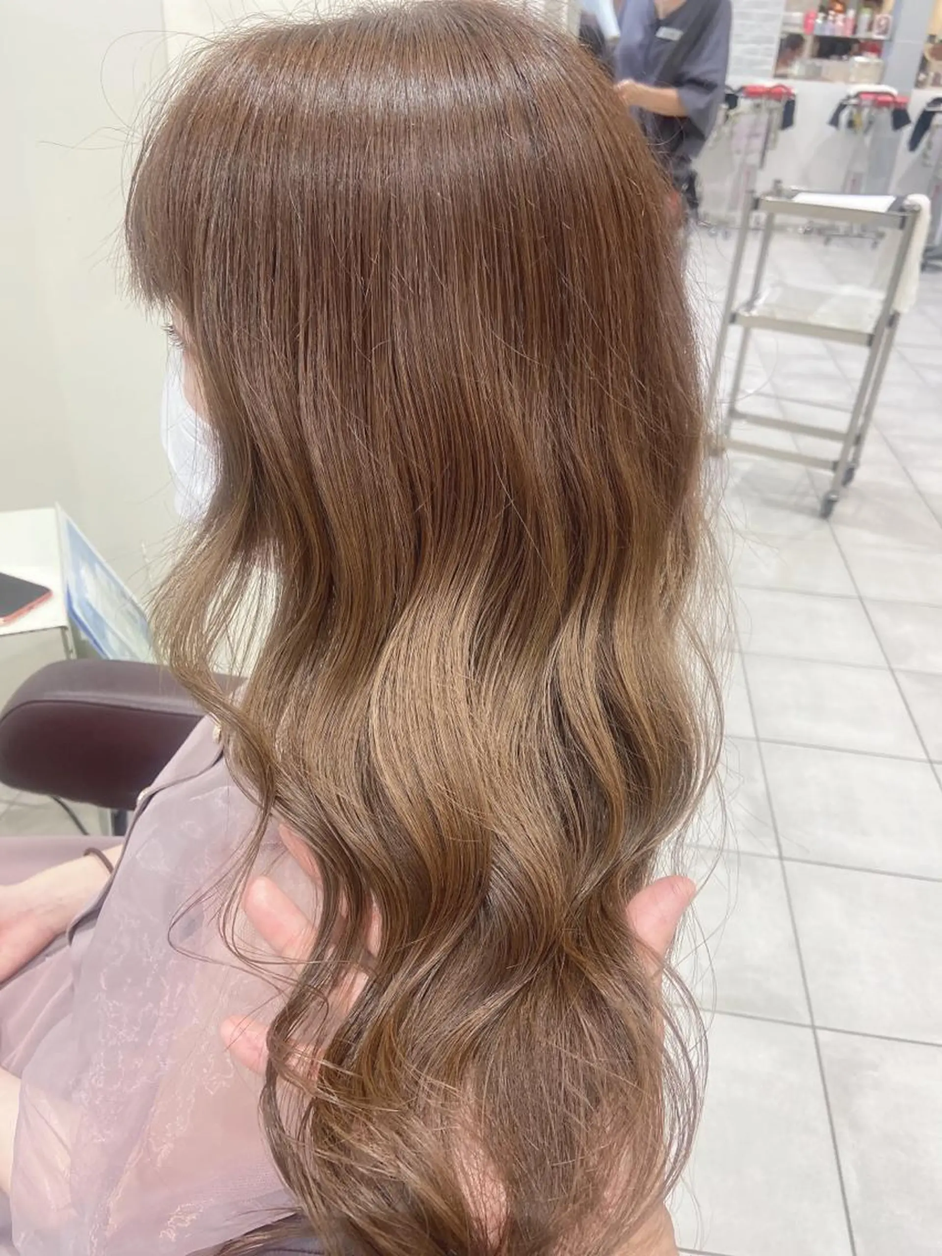 ロング カラー カット ヘアカラー 韓国/色気/レイヤー /AVANCE天王寺のヘアスタイル