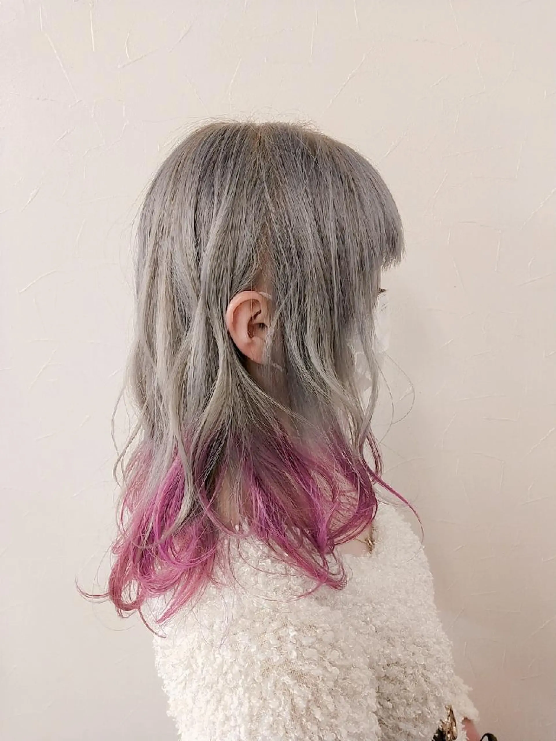 セミロング カラー バレイヤージュ ブリーチ ケアブリーチ ダブルカラー グラデーションカラー デザインカラー髪質 改善Lilithのその他イメージ