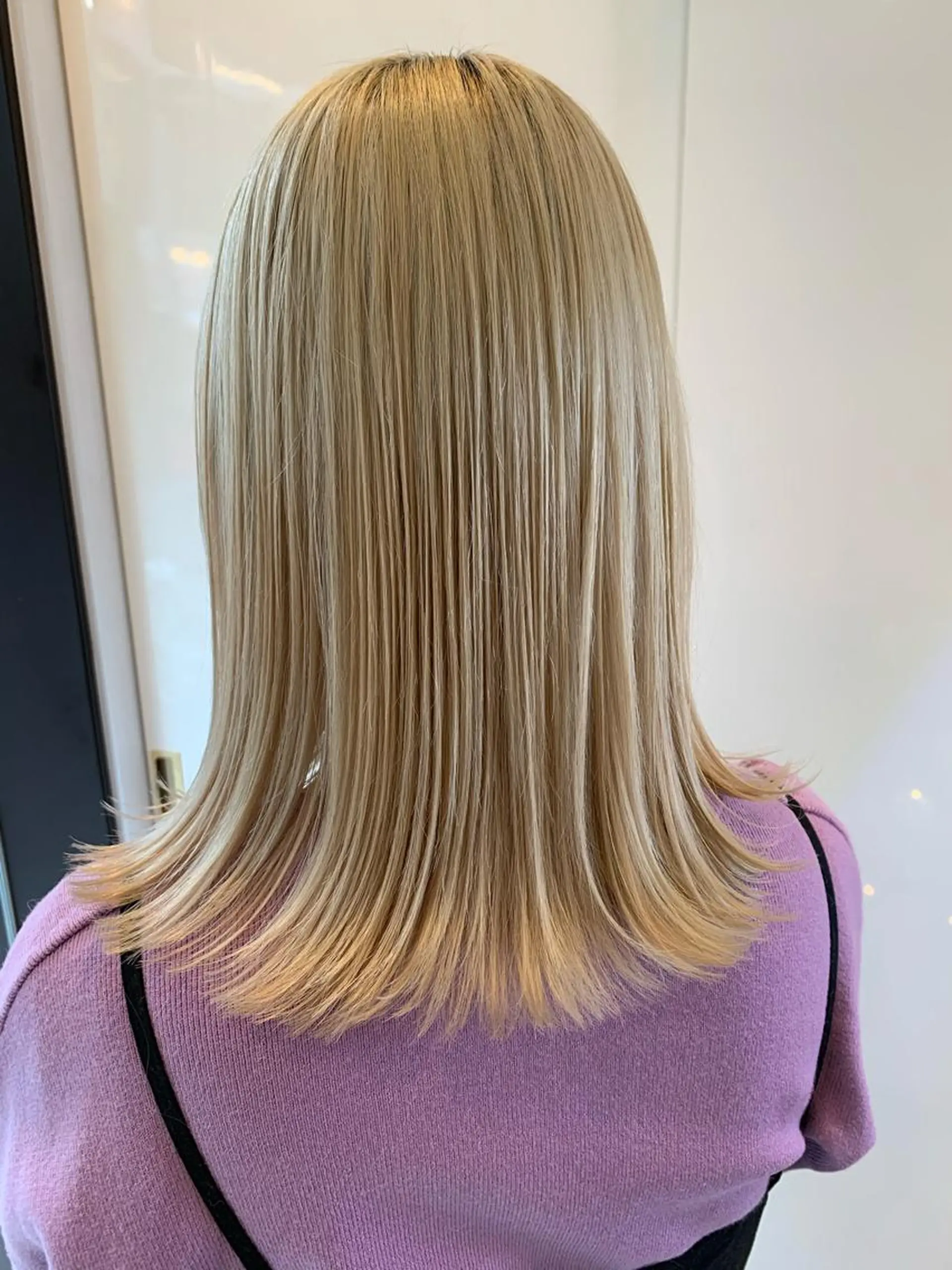 ミディアム カラー ヘアカラー 美髪形成!色素改善! 秋田 和輝のヘアスタイル