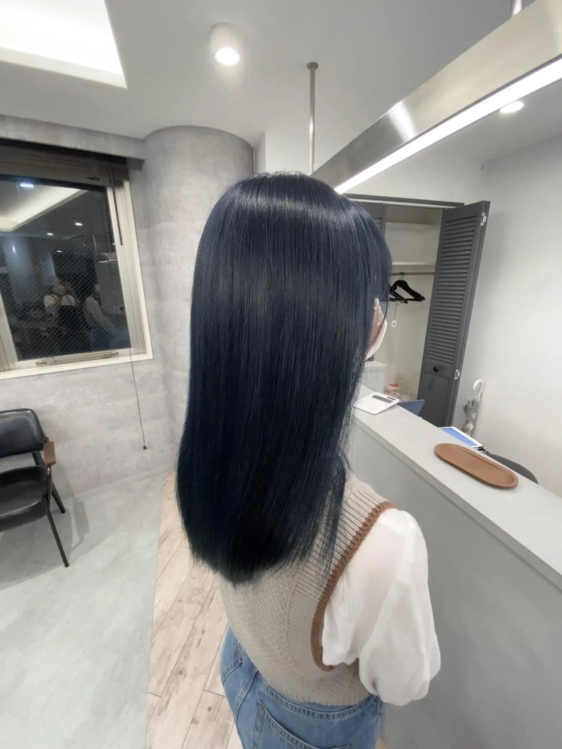 セミロング ヘアカラー ハイトーン特化サロン 🍑momo🍑のヘアスタイル