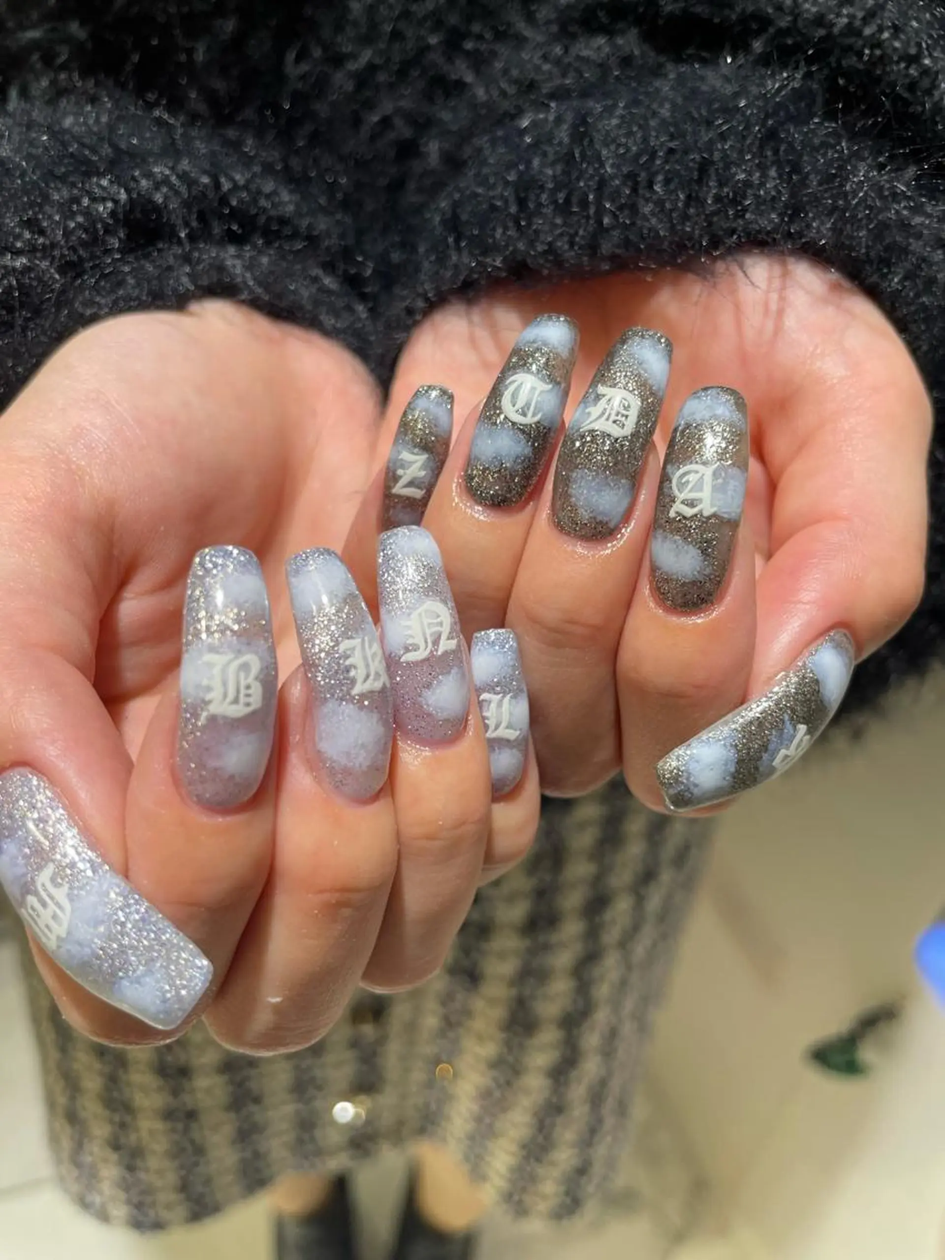 ネイル アートネイル moca心斎橋所属・˚✧⁺⭐︎༚moca miyuu⁎⁺˳✧༚のネイルデザイン