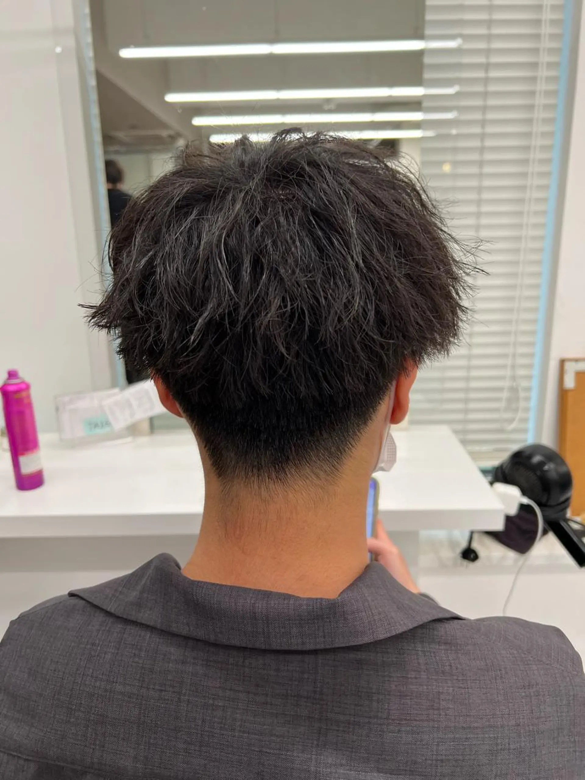 ショート カラー パーマ メンズ メンズ韓国風 マッシュウルフ マッシュ メンズパーマ ツーブロック カット ヘアカラー トリートメント ヘッドスパ ヘアセット トレンド/レイヤー うる艶🪞CANDYのヘアスタイル