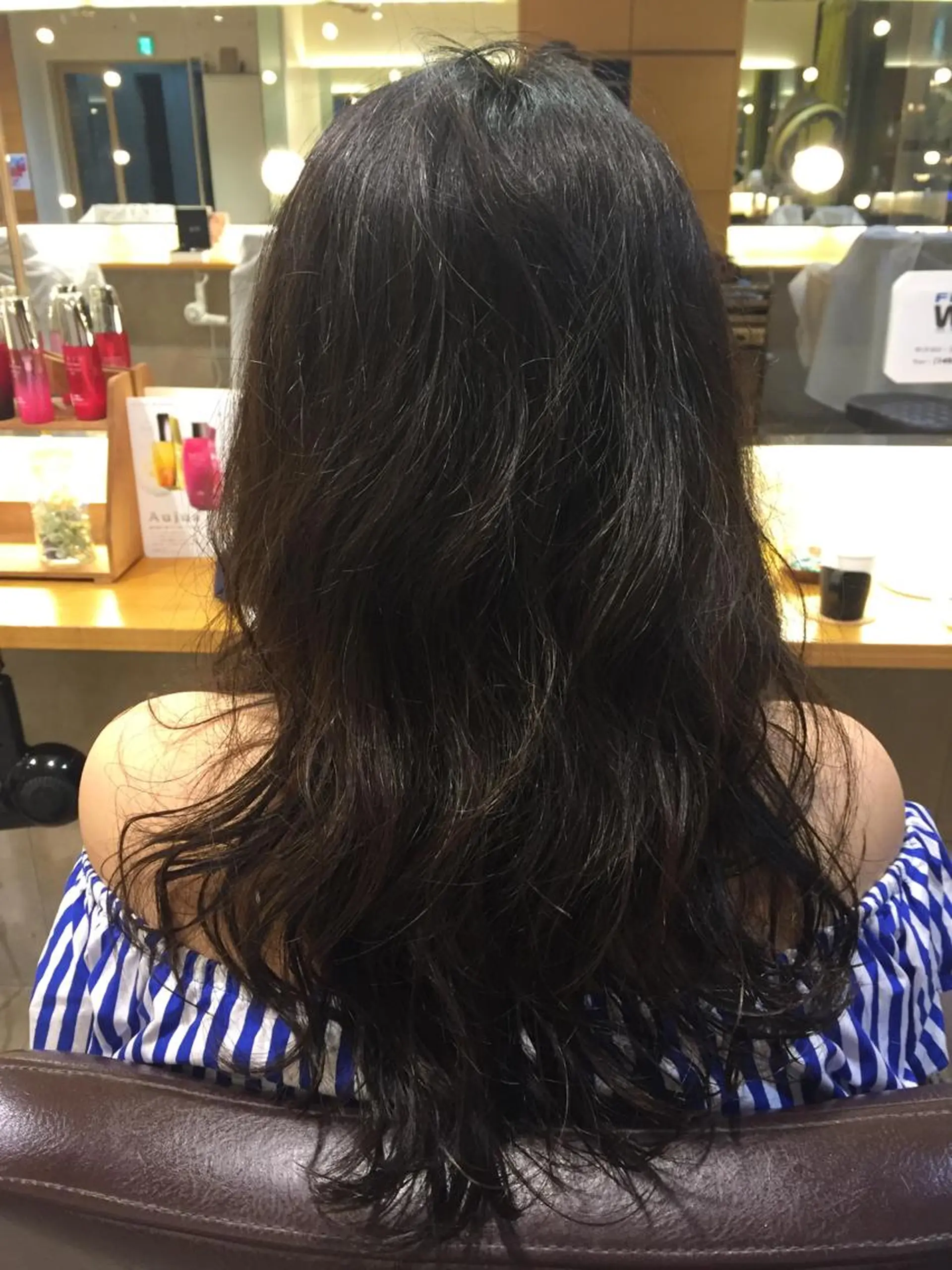 ロング パーマ 加藤 綾華のヘアスタイル