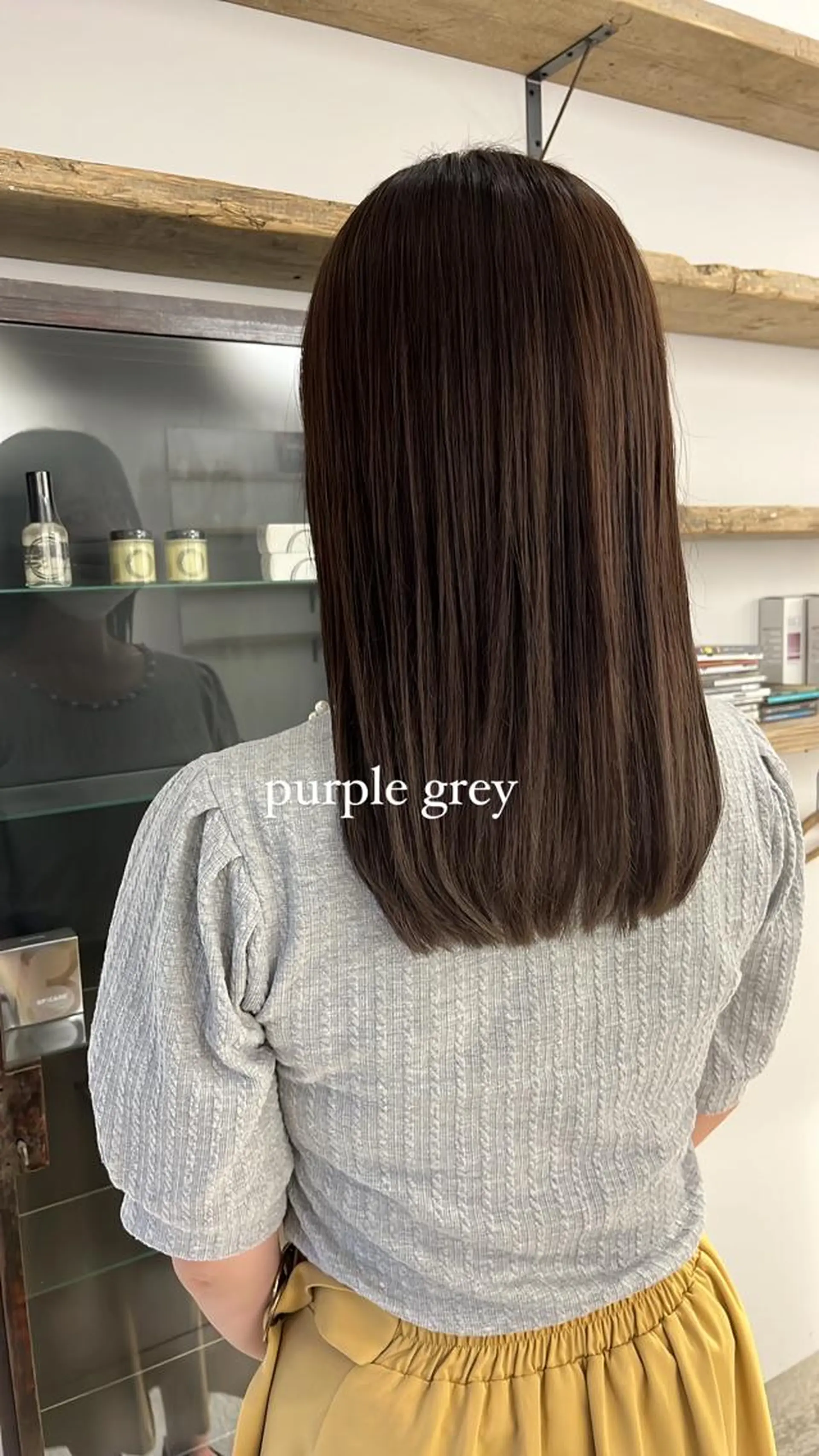 セミロング kauti ichinana所属・小西 佑奈のヘアスタイル