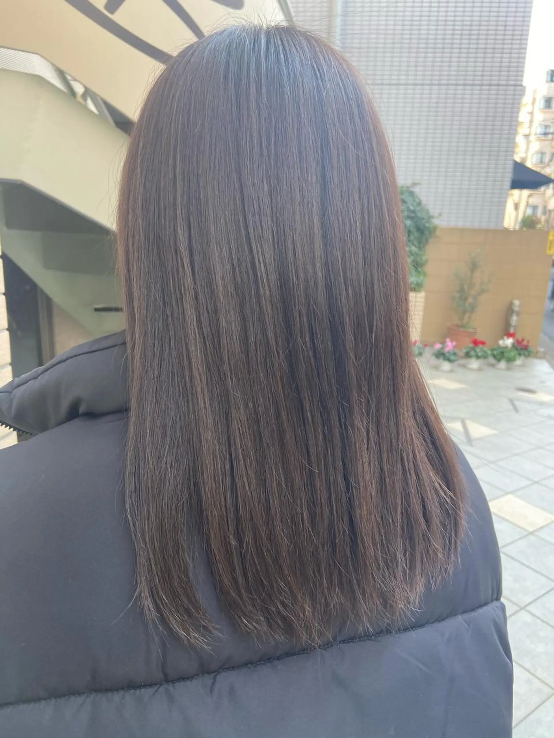 ロング カラー 菊地 美憂のヘアスタイル