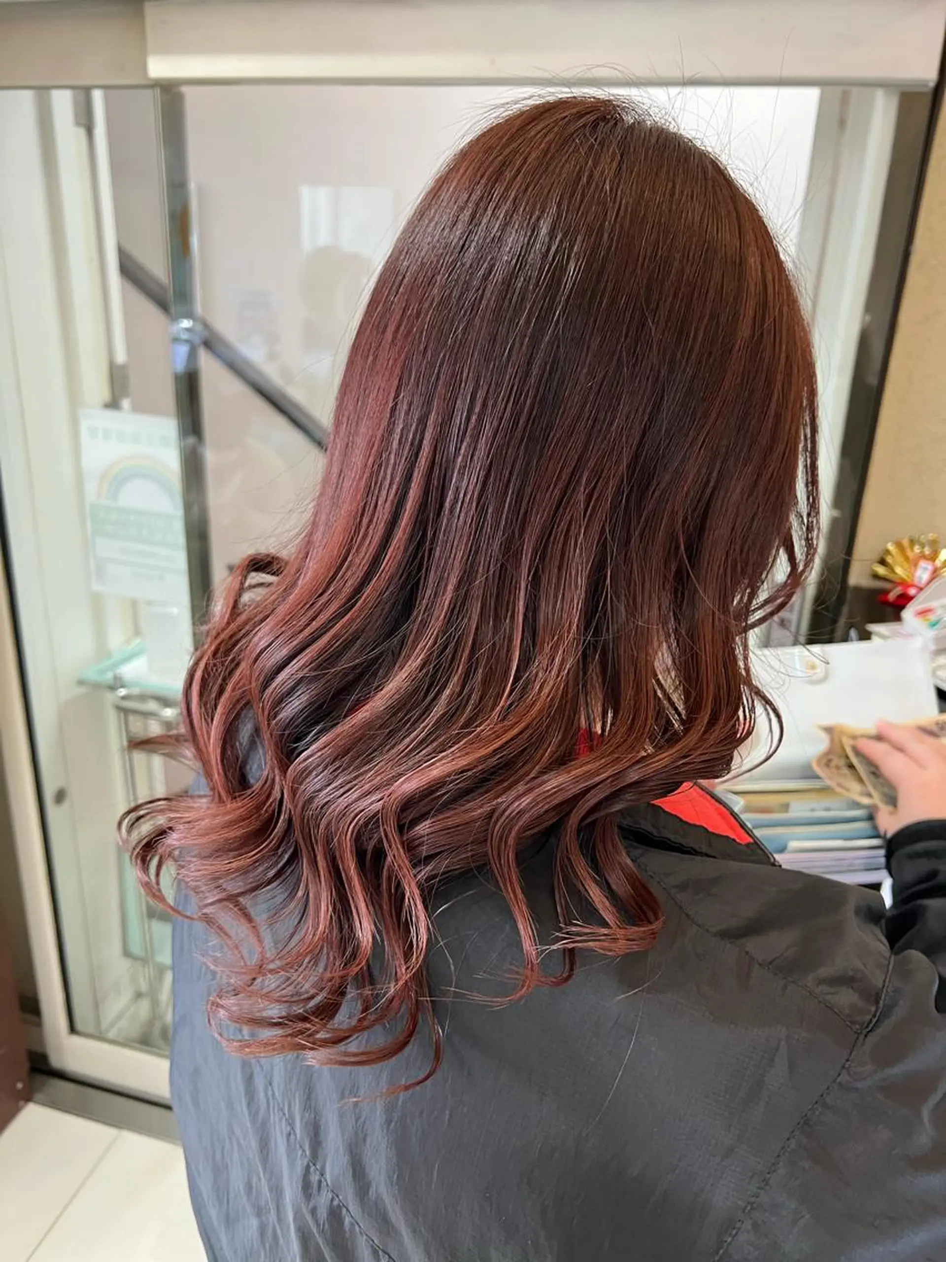 セミロング カラー エクステ＆艶カラー 🎀YURINA🎀のヘアスタイル