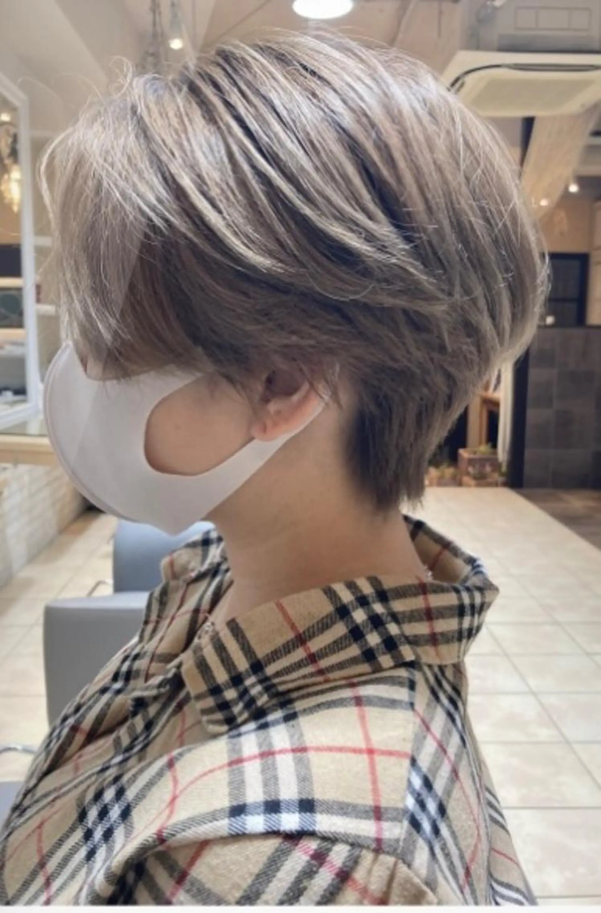 ショート ショートボブ ボブ ショートヘア ルシードスタイル クリザンテーム所属・佐藤 睦月のヘアスタイル